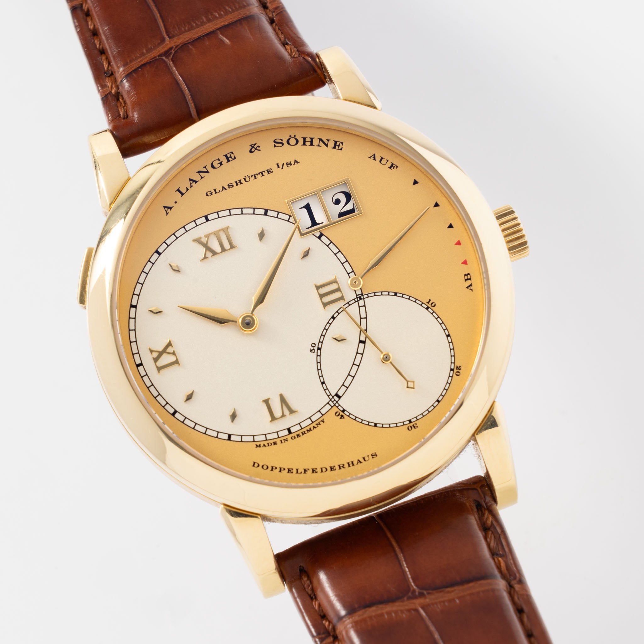 A. Lange & Söhne Grand Lange 1 “ Grosse Lange” 18kt Yellow Gold Ref 115.021