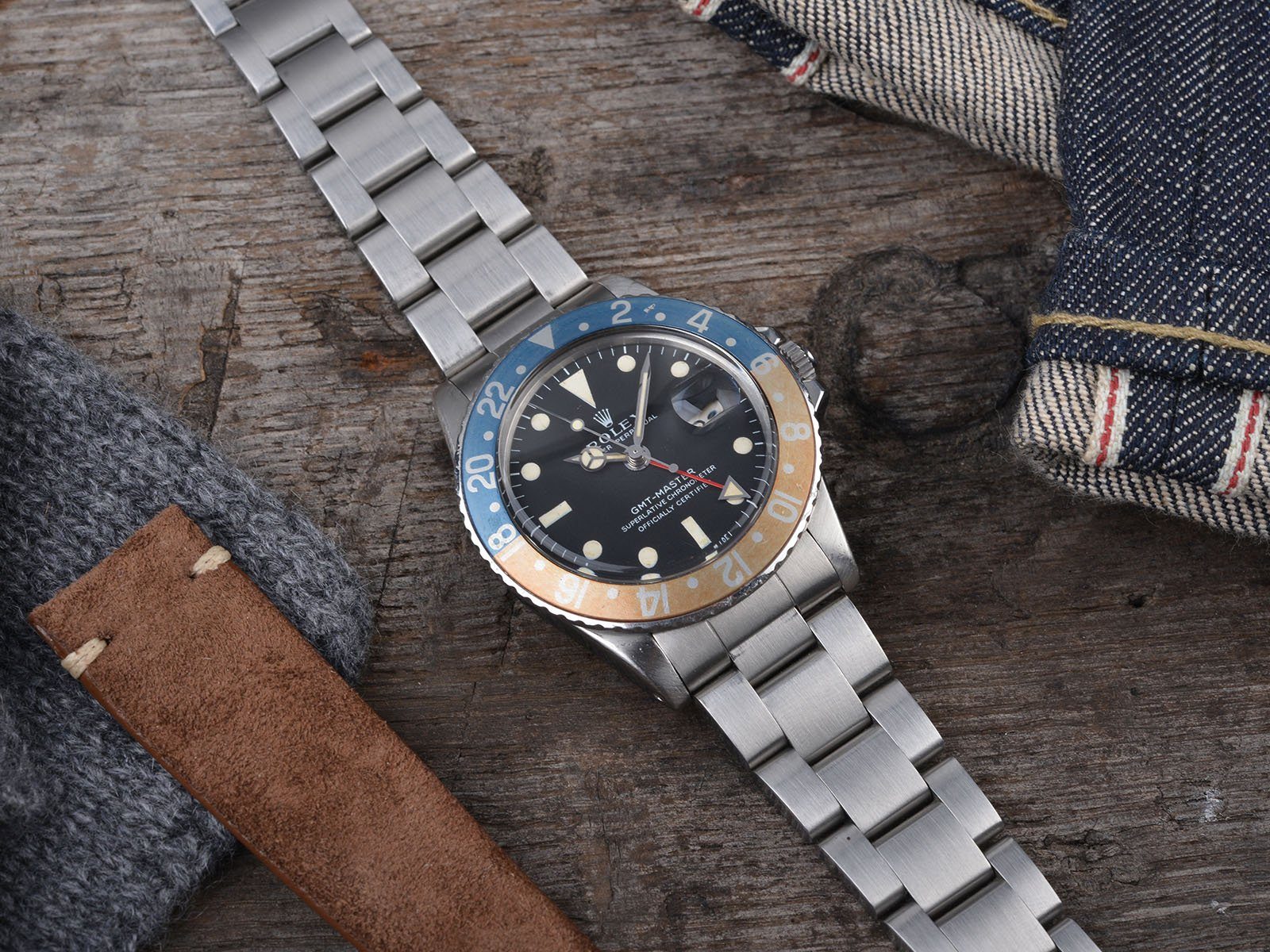 ROLEX 1675 GMT 1971 MK1 LONG E