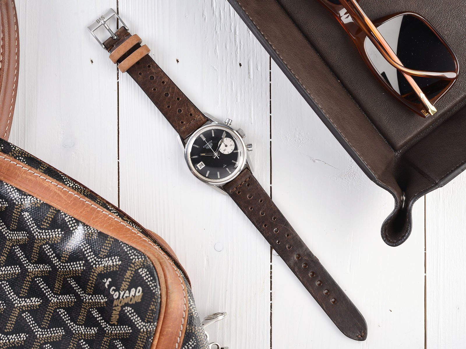 RARE HEUER CARRERA DATO 3147 NS