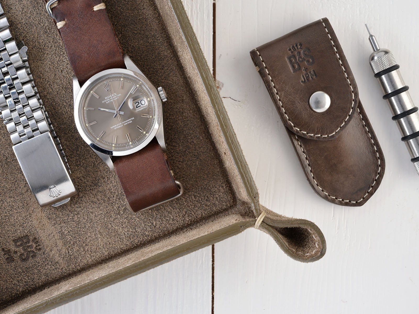 ROLEX 1600 DATEJUST BROWN SIGMA DIAL