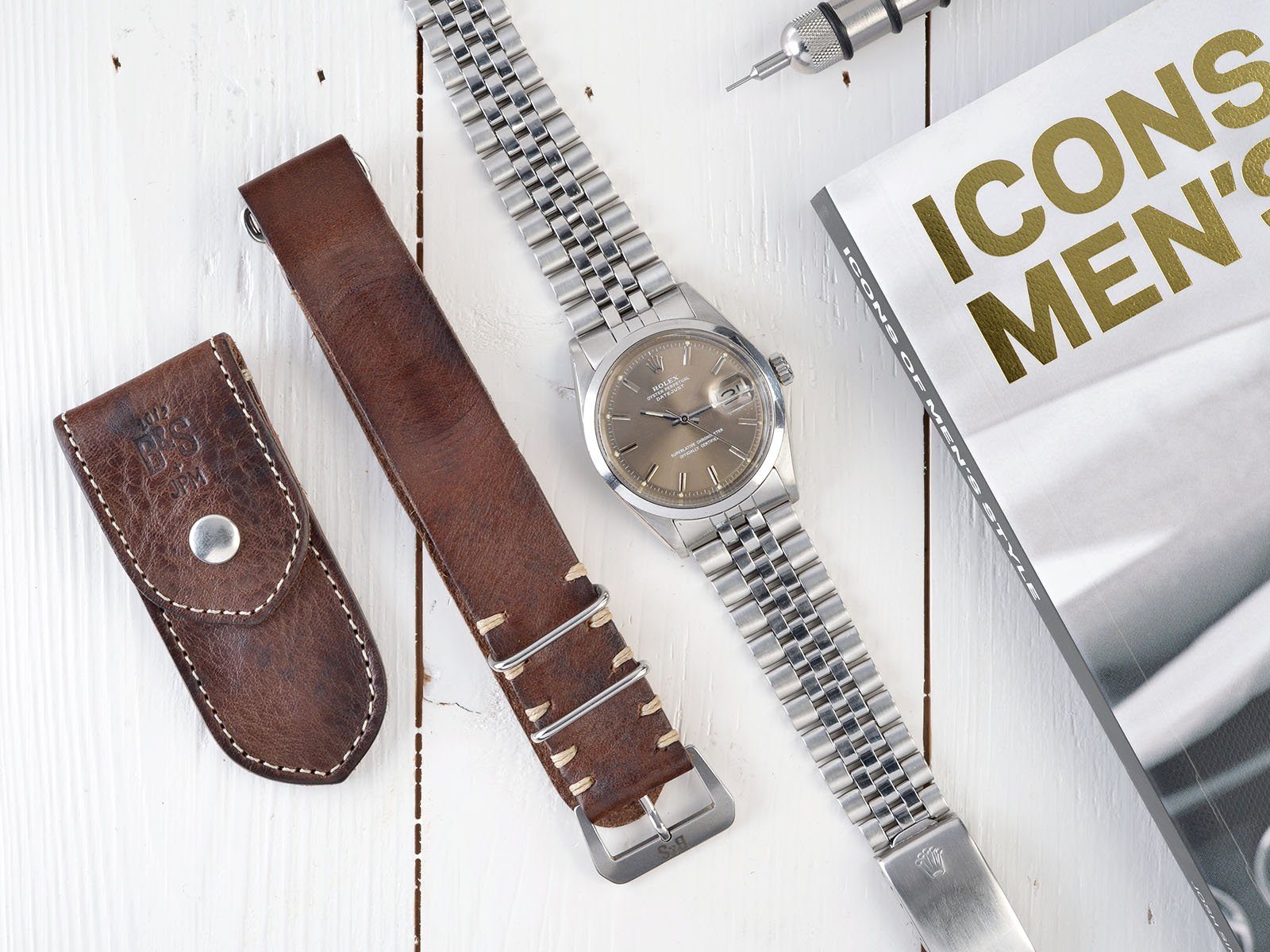 ROLEX 1600 DATEJUST BROWN SIGMA DIAL