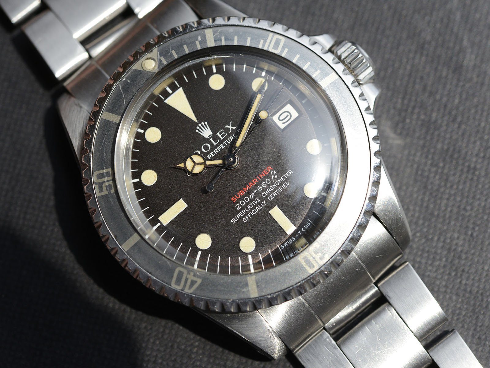 ROLEX 1680 DARK TROPICAL MK2 SUBMARINER