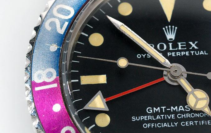 Rolex 1675 Mk1 Pink Lady GMT Master Long E