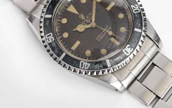 Rolex Submariner Tropical Bart Simpson Dial 5513