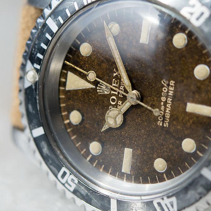 Rolex Submariner Tropical Bart Simpson Dial 5513