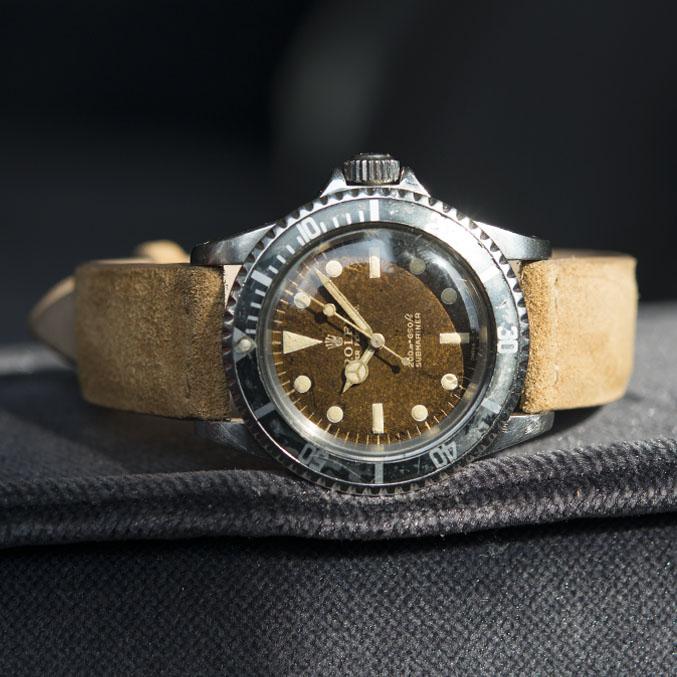 Rolex Submariner Tropical Bart Simpson Dial 5513