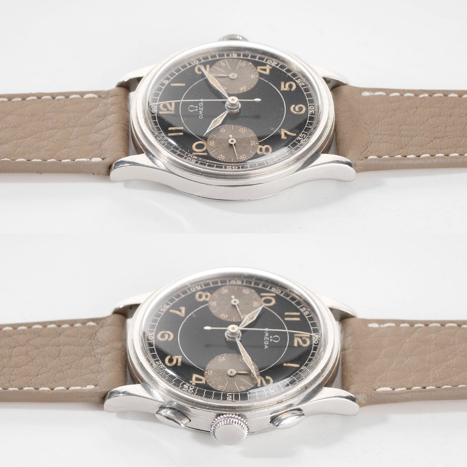 Omega Steel Step-Case Chrono Calibre 33.3