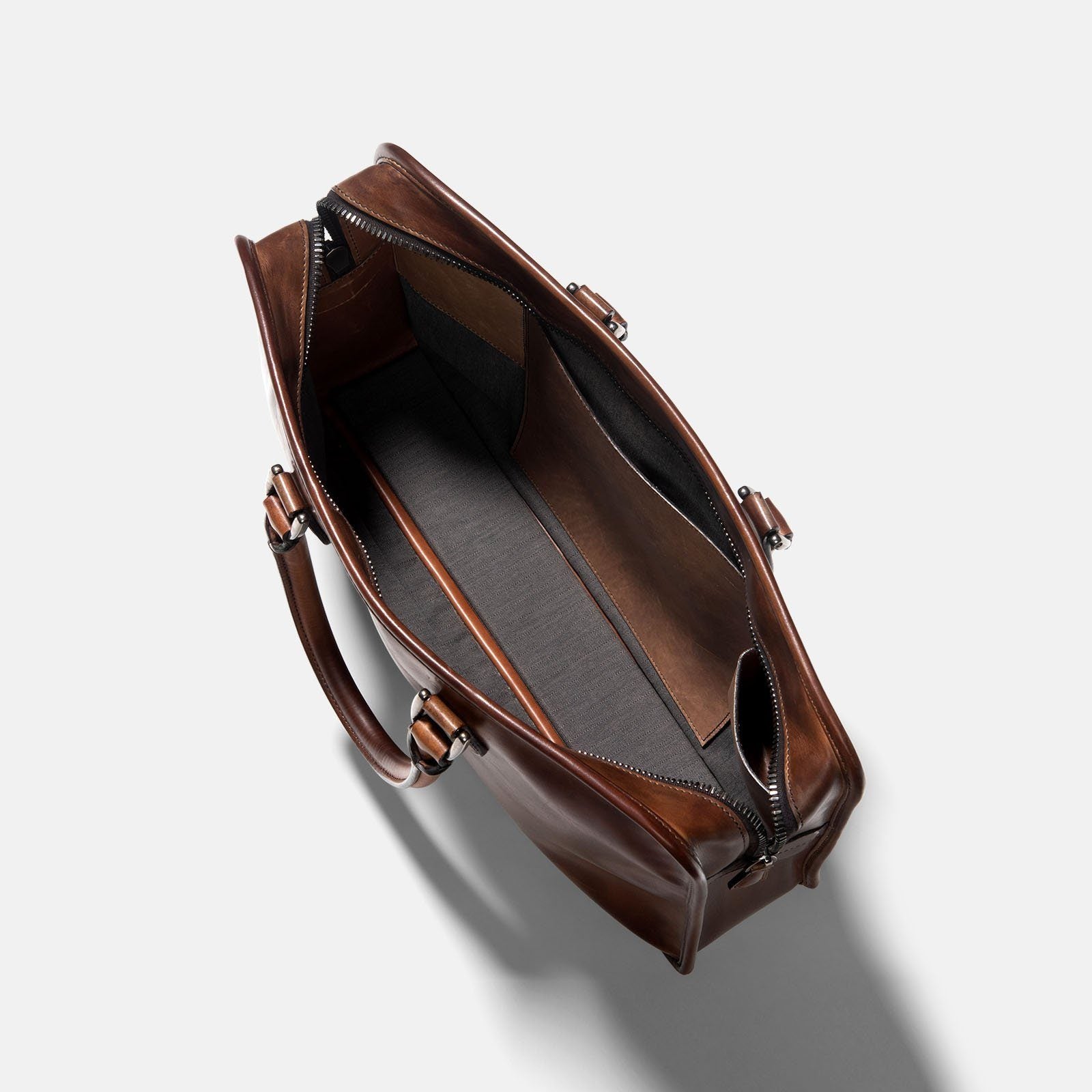 Berlutti Un Jour Briefcase Venezia Brown 5