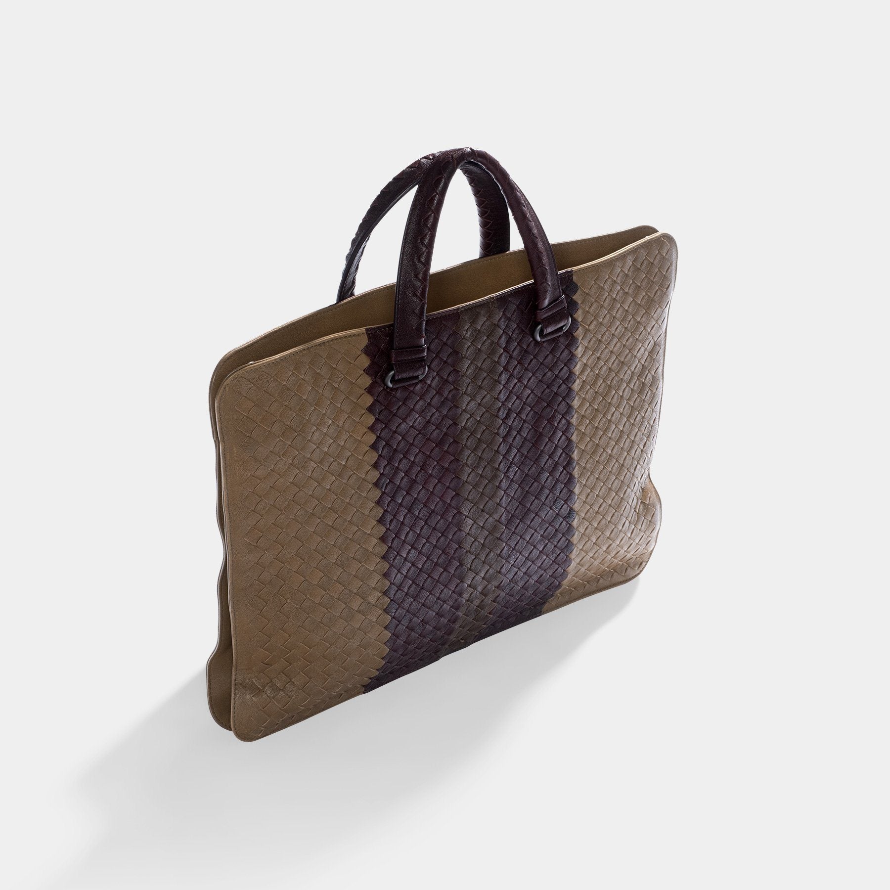 Bottega Veneta Intrecciato Multicolor Business BagBottega Veneta Intrecciato Multicolor Business Bag