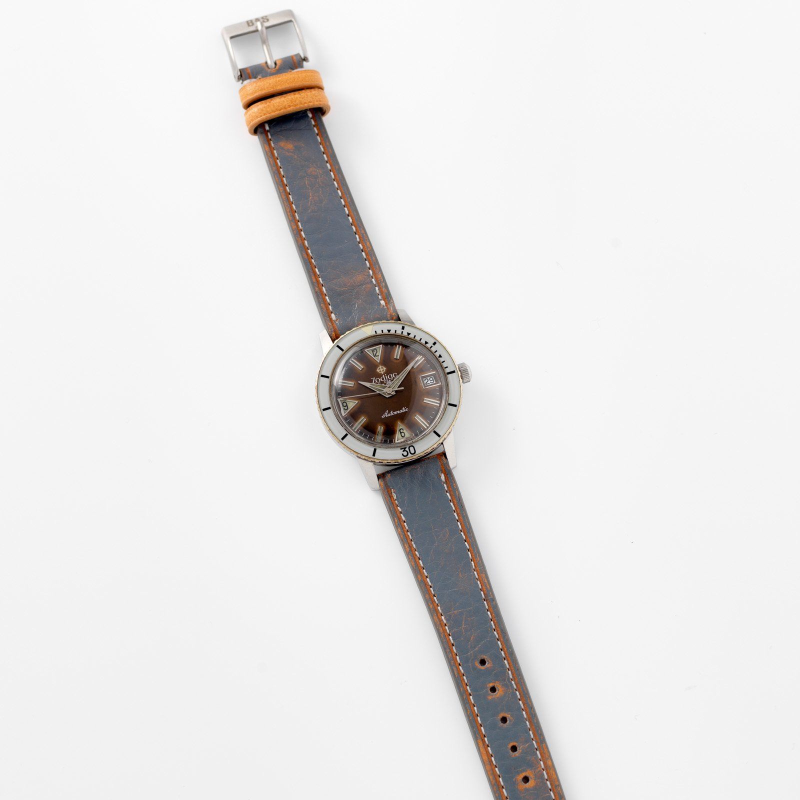 Zodiac Seawolf Tropical Gilt Dial with Papers