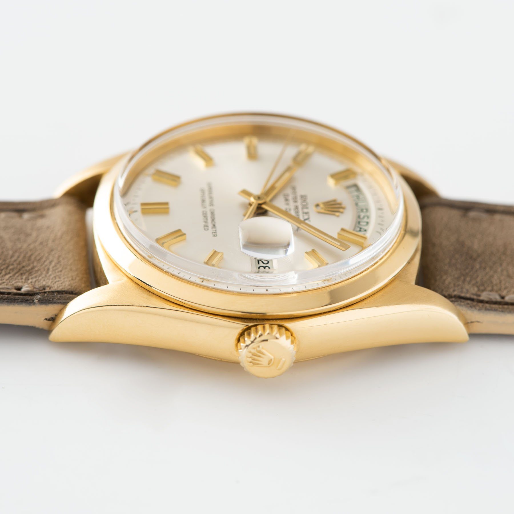 Rolex Day-Date Yellow Gold Wide Boy Dial 1802 Gold Case images