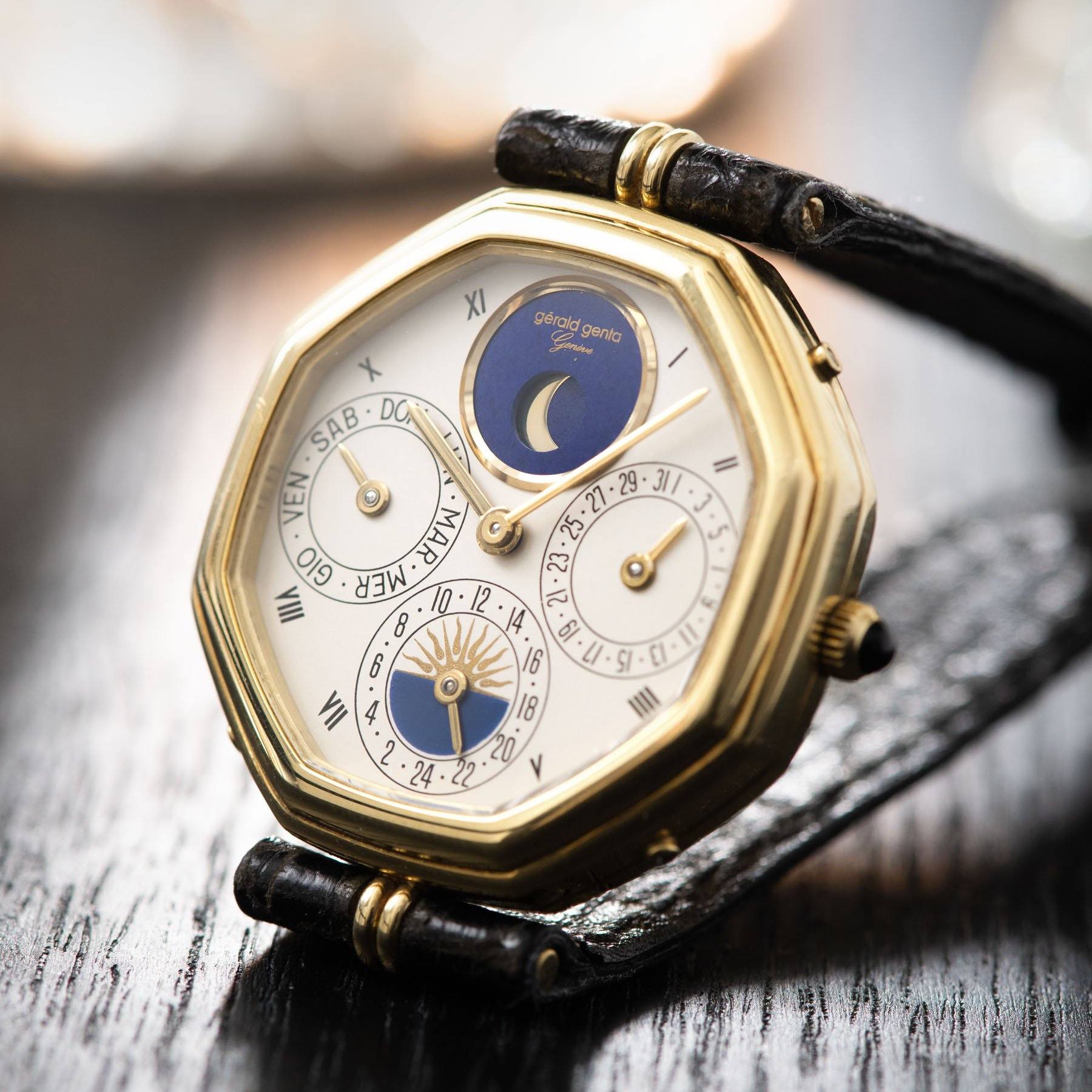 Gerald Genta “Succes “Day Date Moon Phase Ref 2747