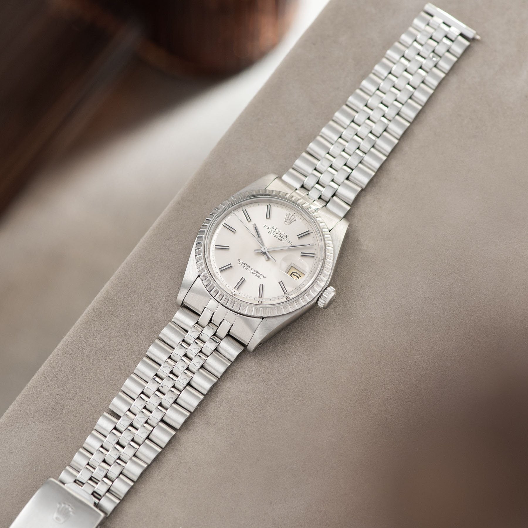 Rolex Datejust Silver Sigma Dial 1603 with Jubilee bracelet reference 6251H