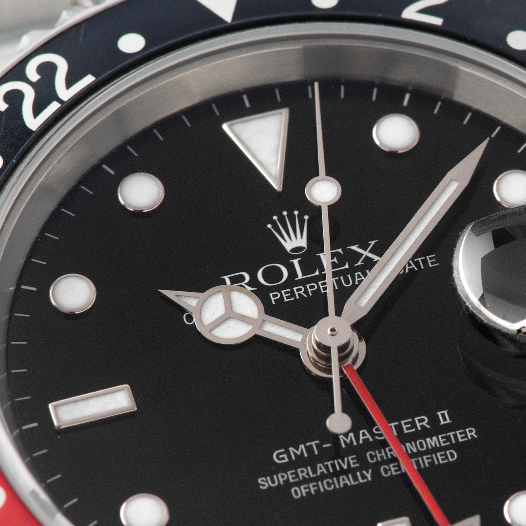 Rolex GMT-Master 2 16710 Rectangular dial Box and Papers dating to 2007