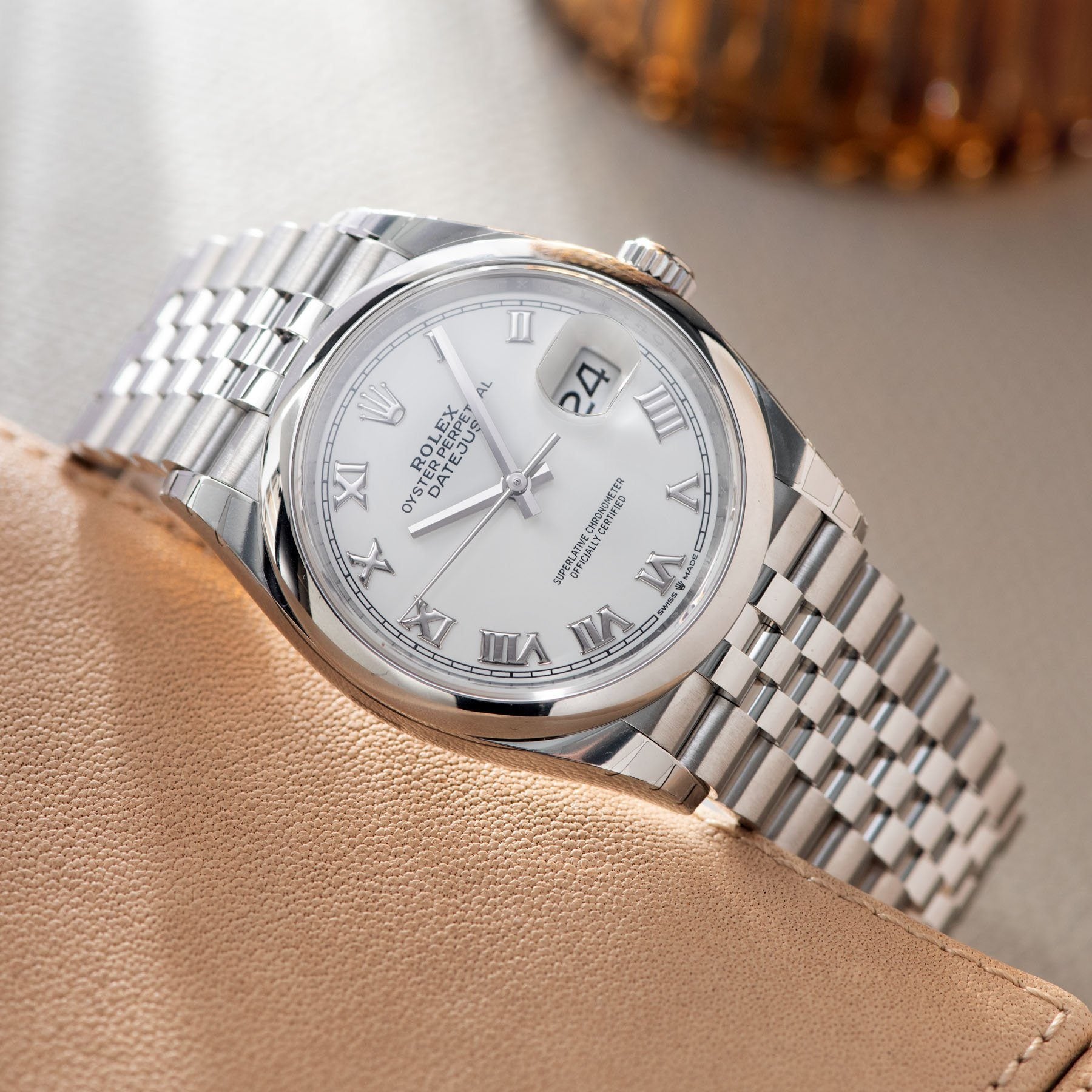 Rolex Datejust White Dial 126200
