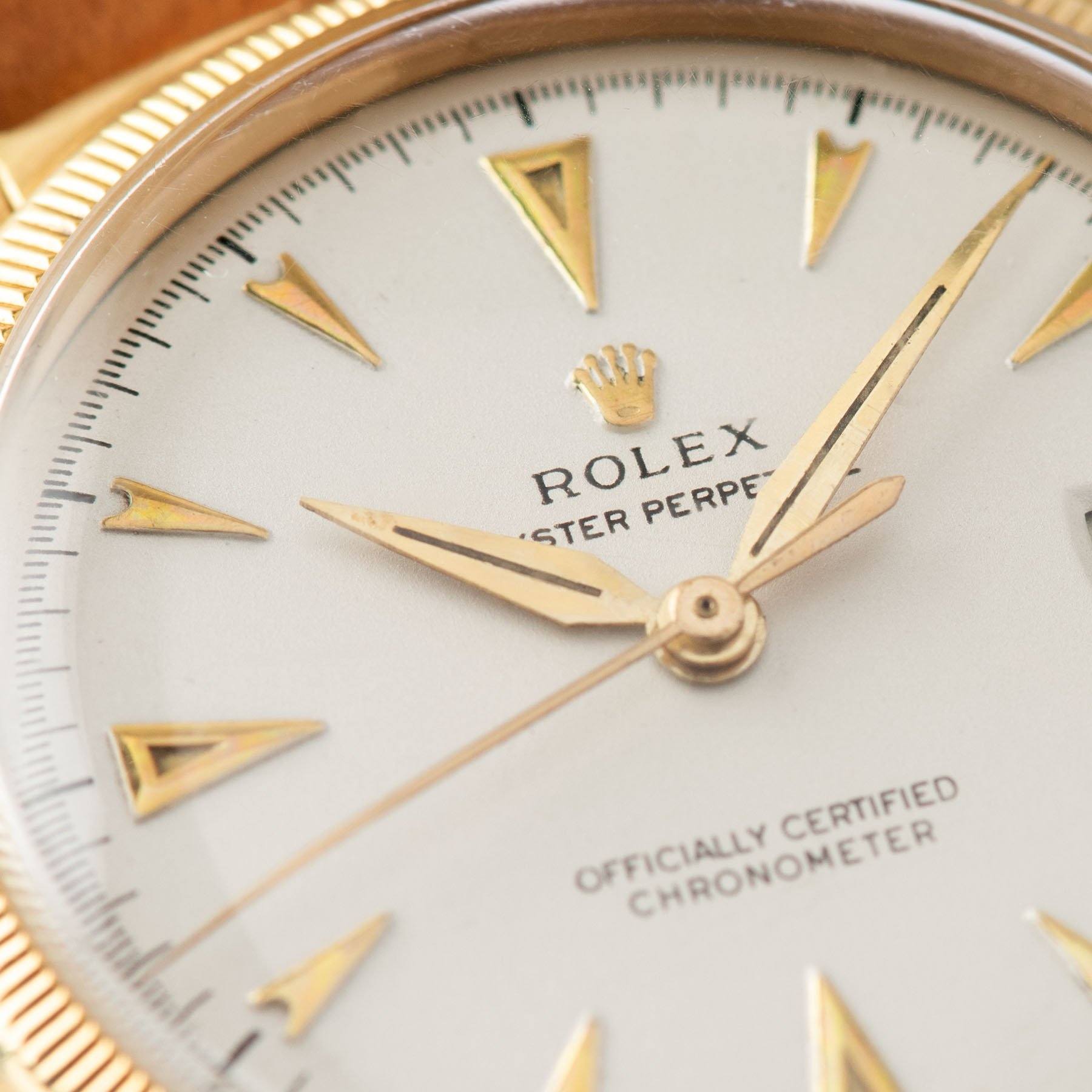 Rolex Oyster Perpetual Yellow Gold Reference 6105