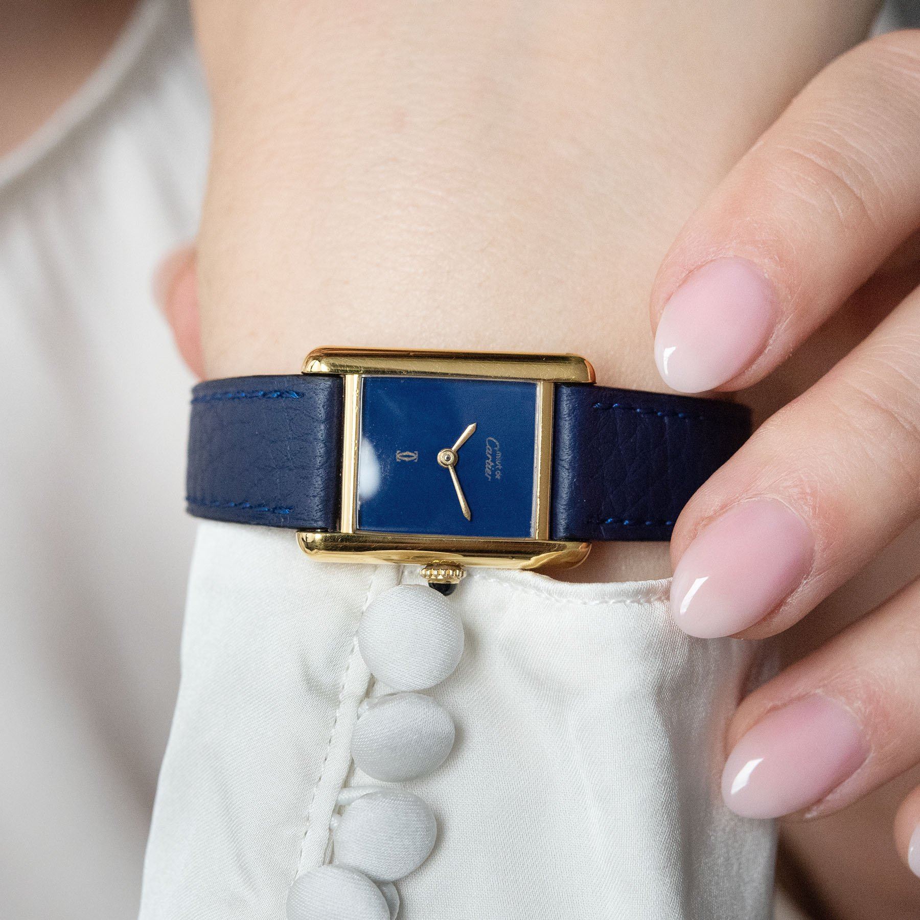 Cartier Tank Must de Cartier Blue Dial