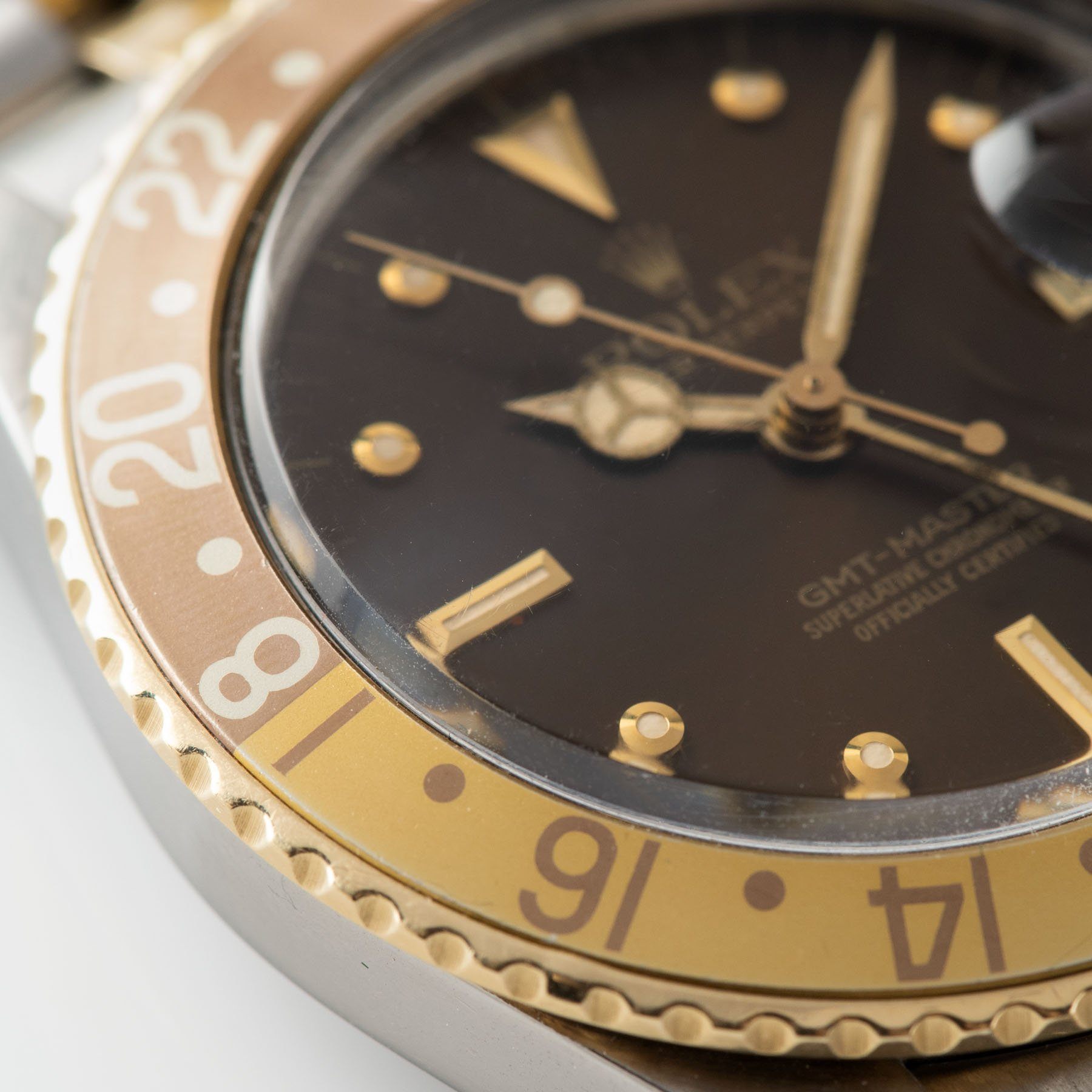 Rolex 16753 Nipple Dial GMT Master Brown Dial