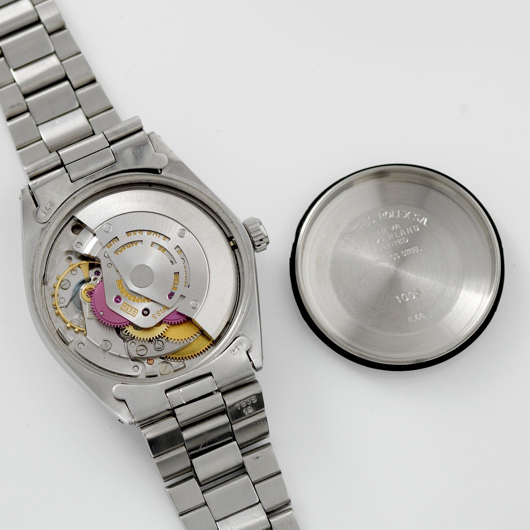 Rolex Oyster Perpetual silver dial ref 1005