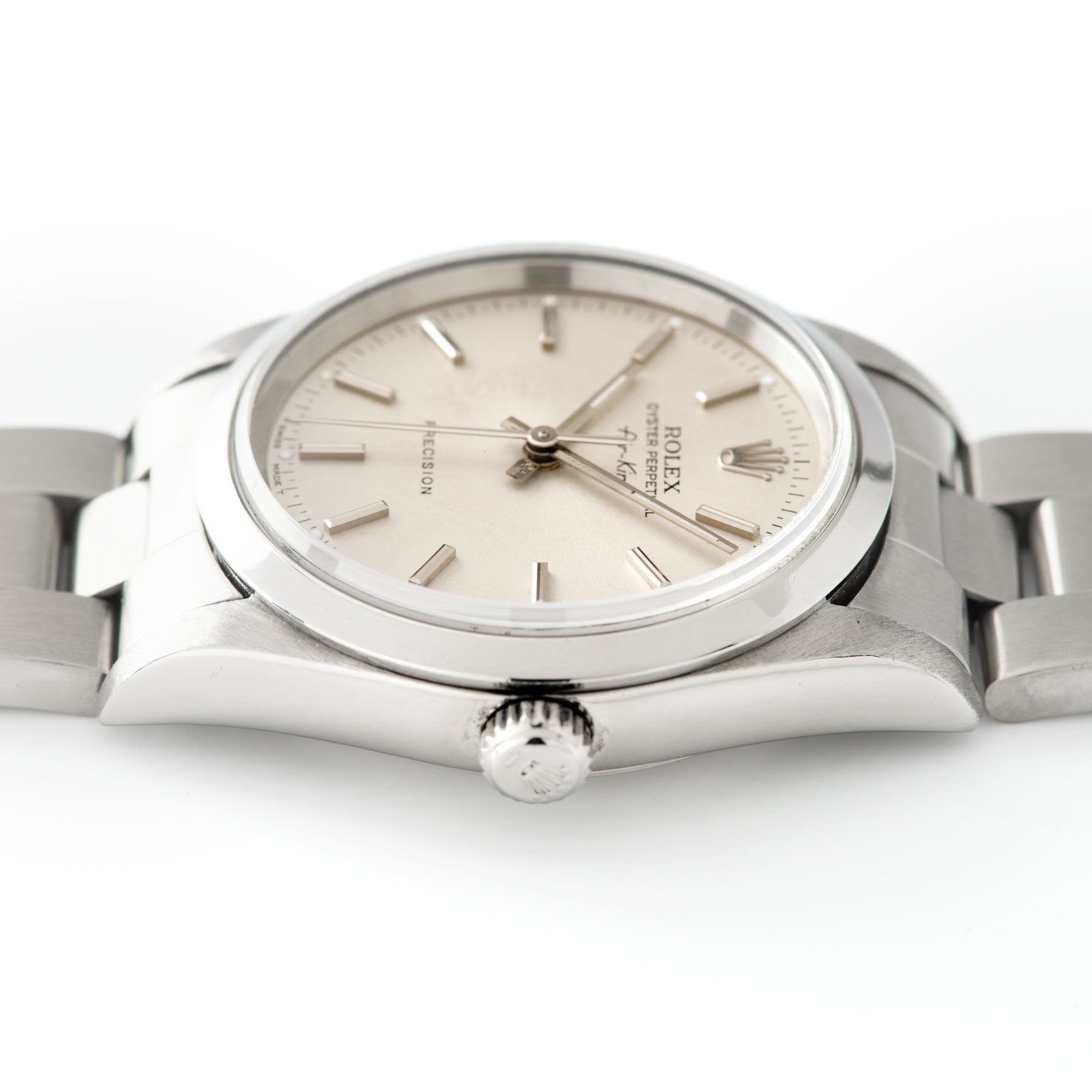 Rolex Air King Silver Soleil Dial Ref 1400
