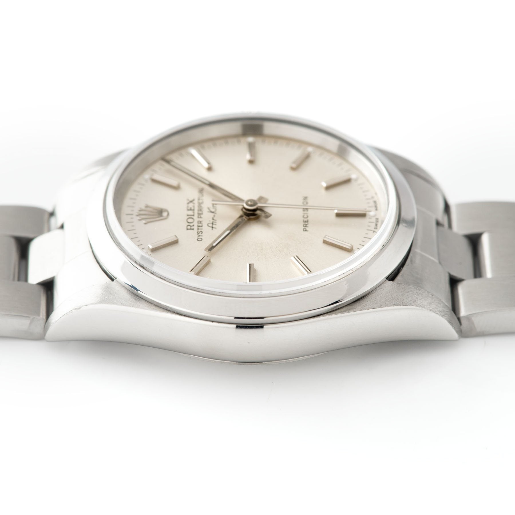Rolex Air King Silver Soleil Dial Ref 1400