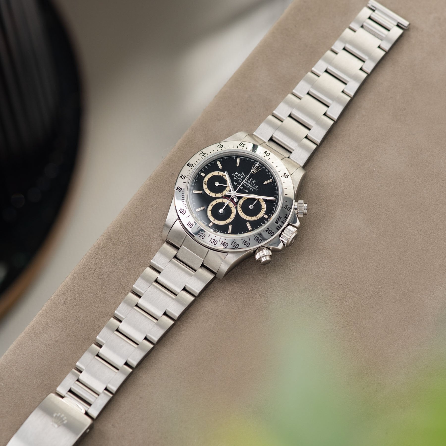 Rolex Daytona Steel 16520 Black Floating Dial
