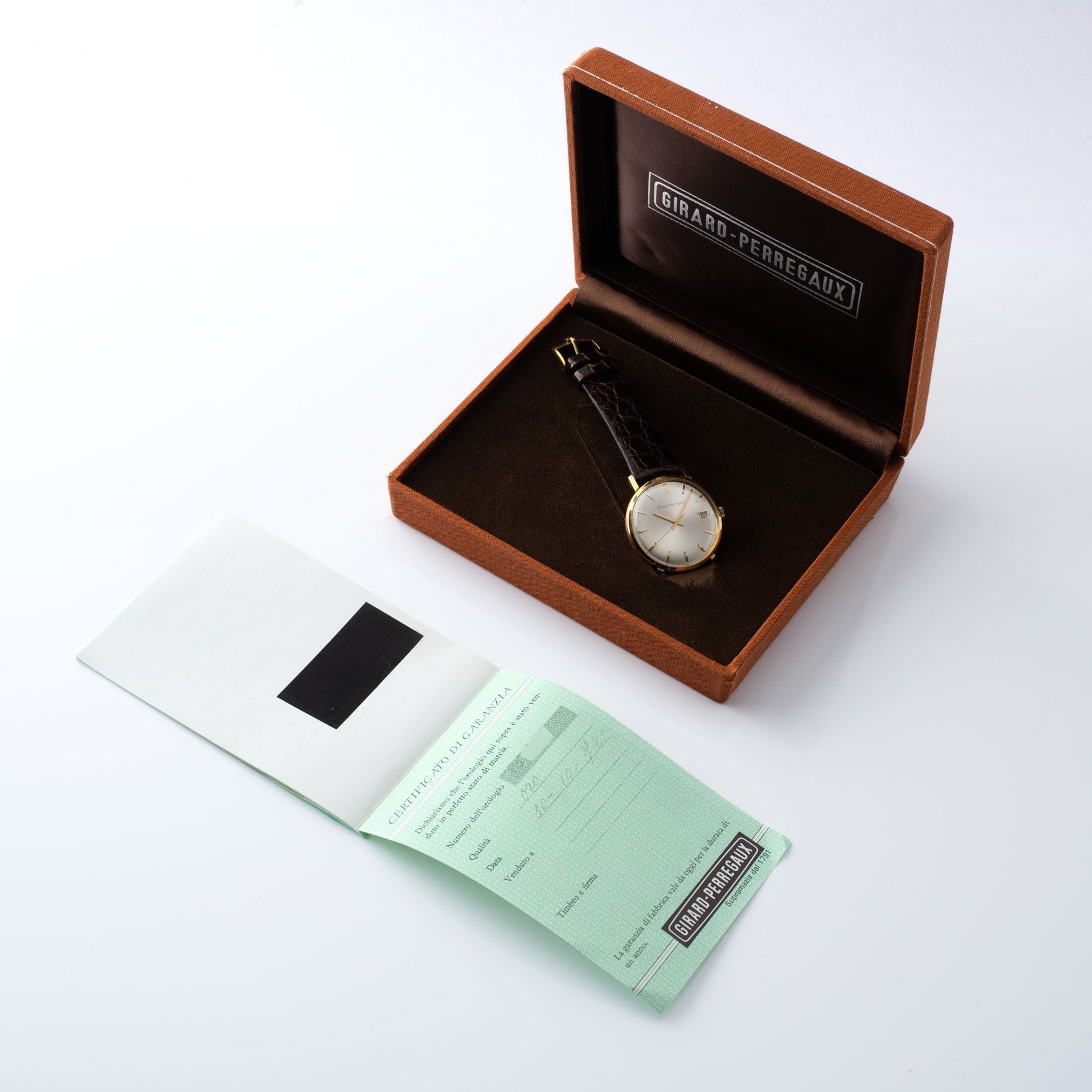Girard Perregaux with box and paper New Old Stock