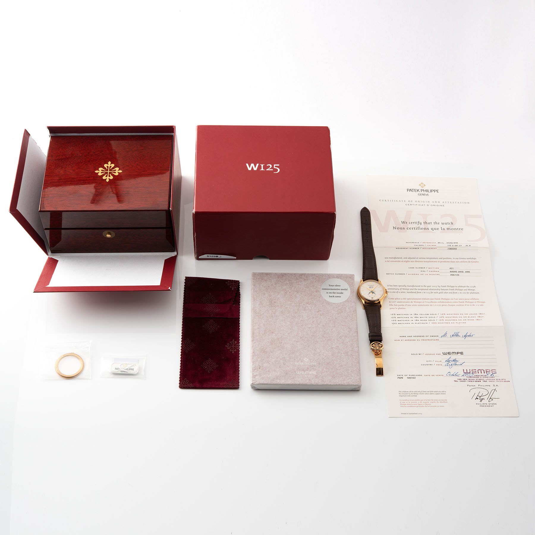 Patek Philippe Annual Calendar 5125 J"Wempe"