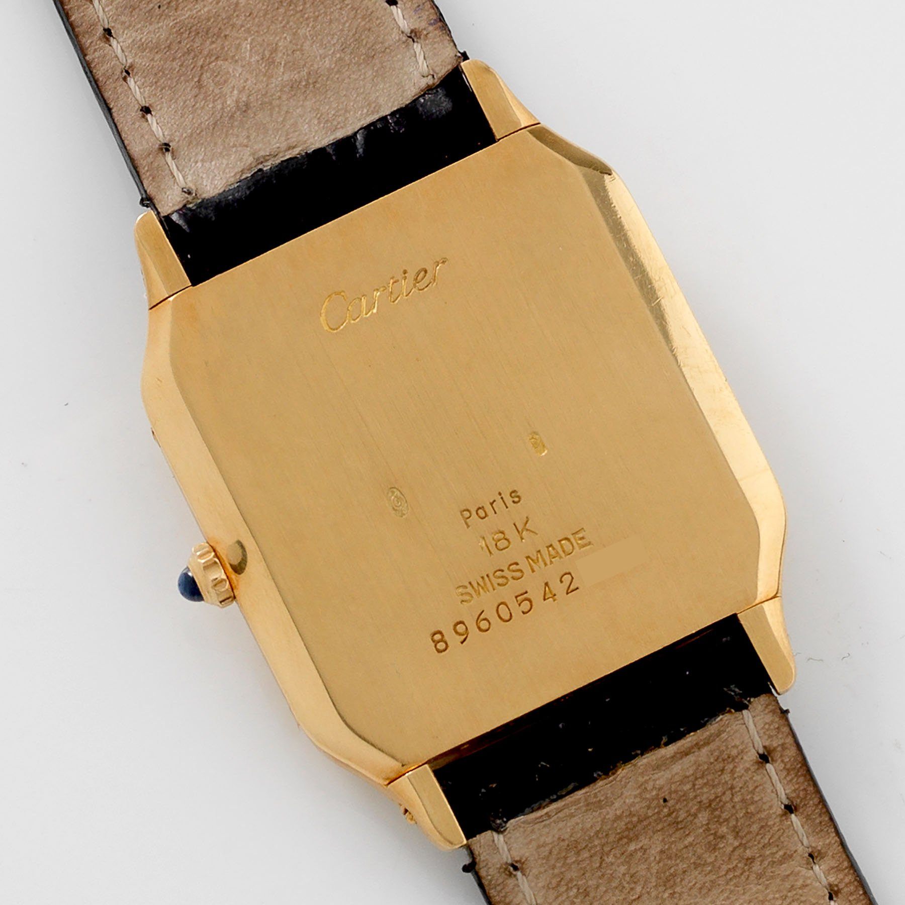Cartier Paris Santos Dumont Jumbo Yellow Gold