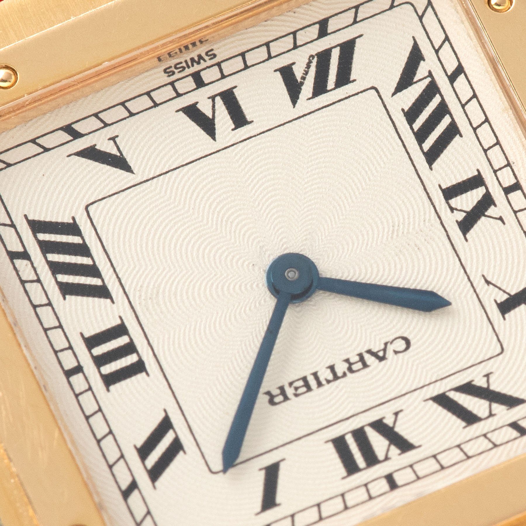 Cartier Paris Santos Dumont Jumbo Yellow Gold Ref 1575