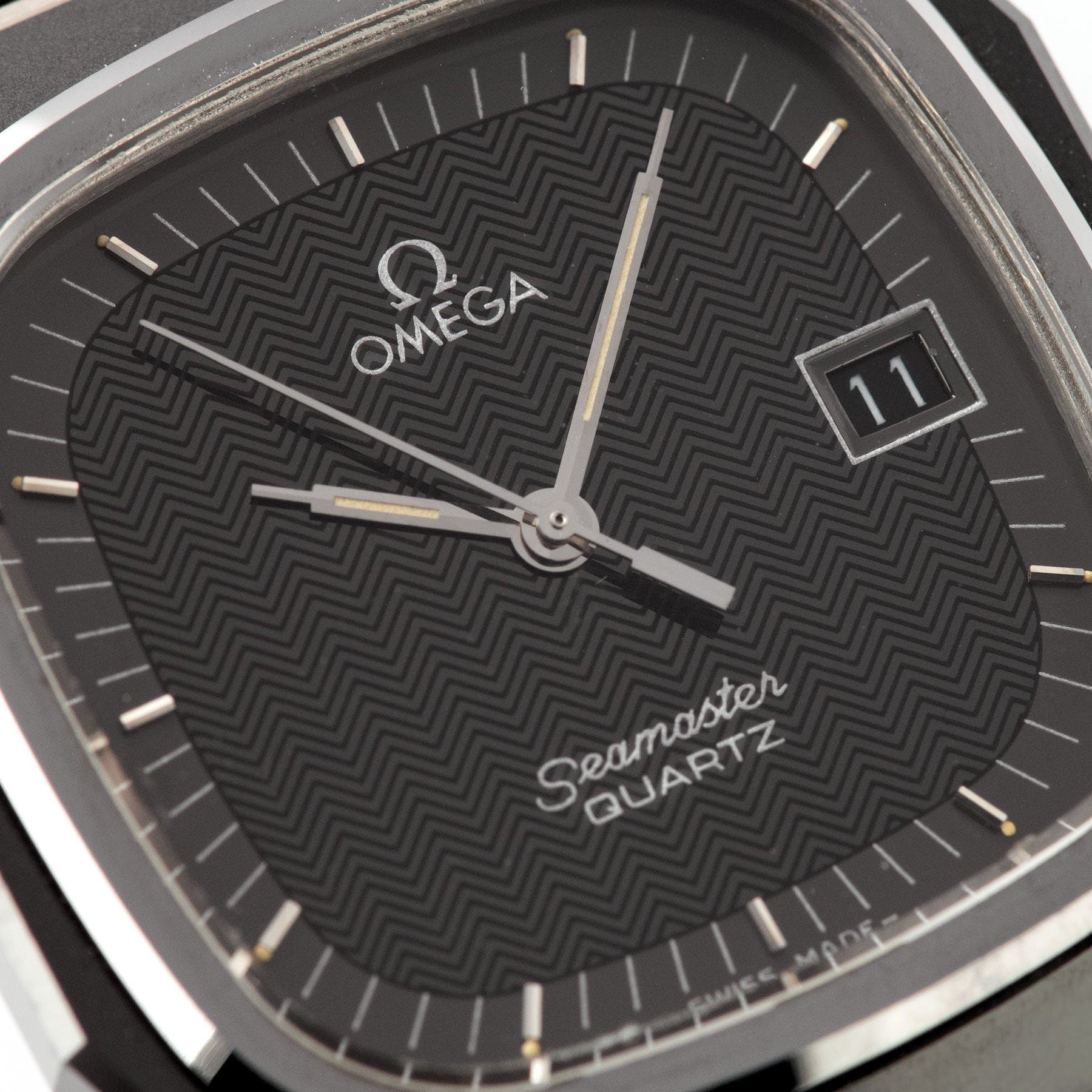 His Omega Seamaster Ceramic Black Tulip