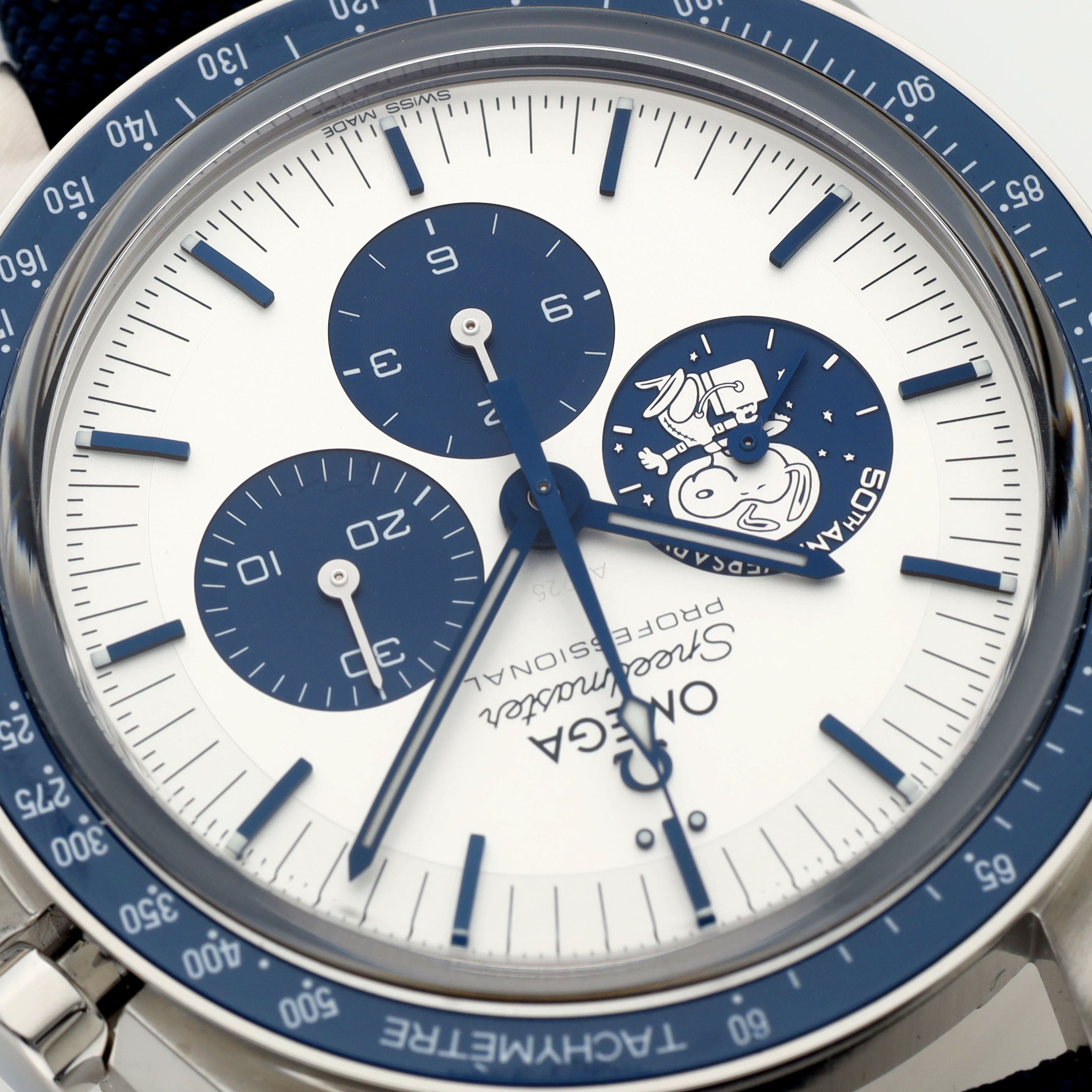 Omega Speedmaster Silver Snoopy 50th Anniversary Full Set