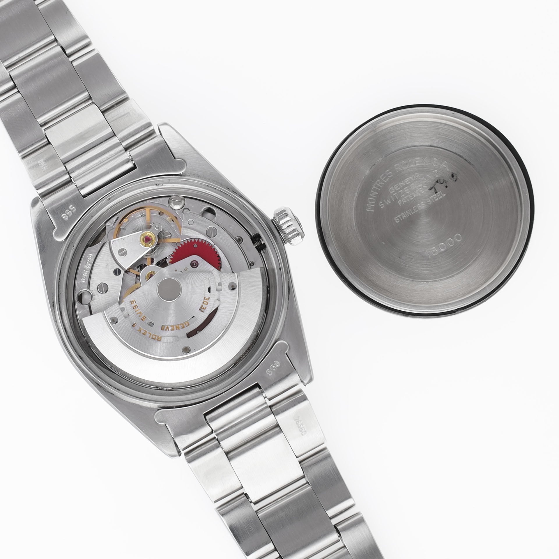 Rolex Datejust 16030 Rare Silver Chapter Ring Dial
