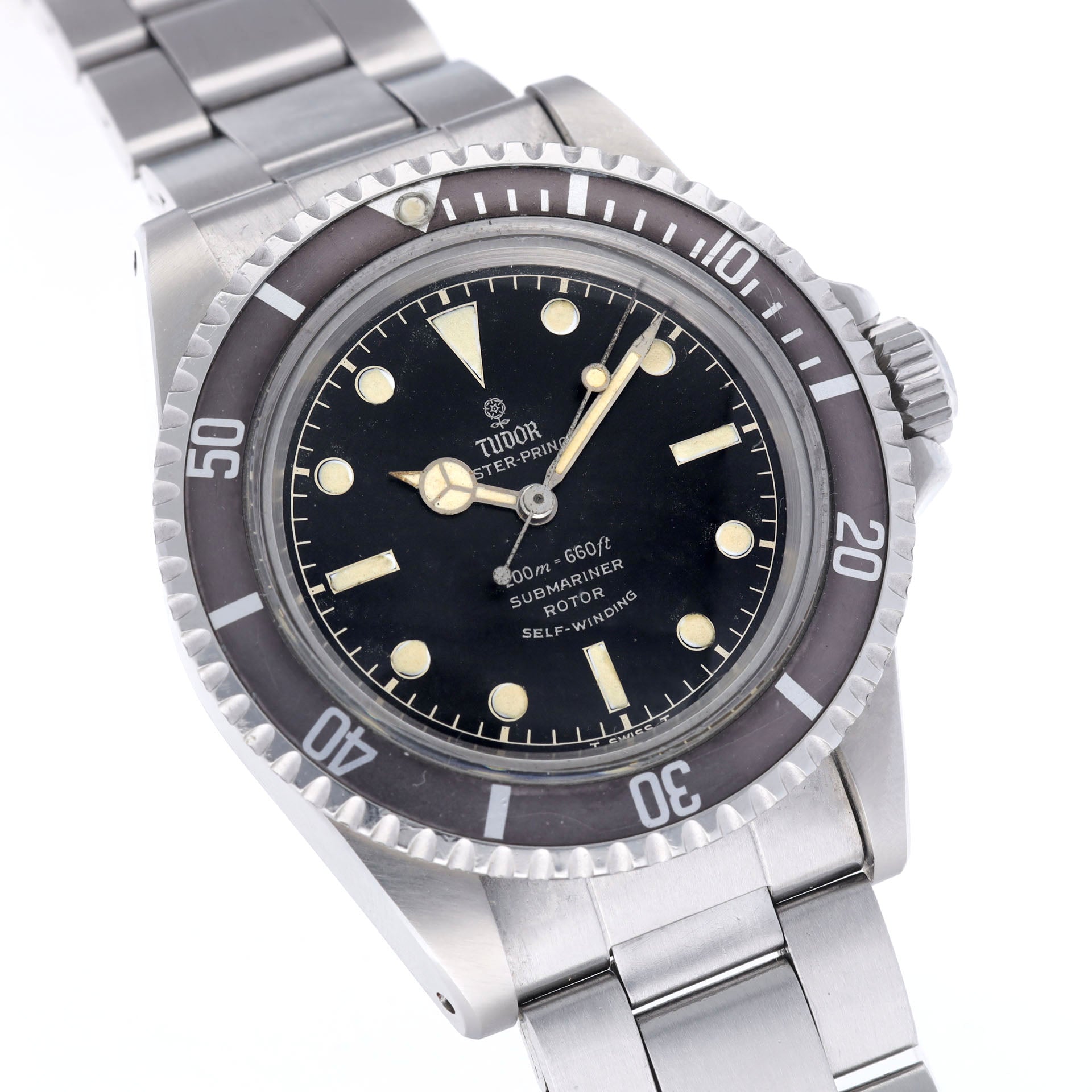 Tudor Submariner 7928 Gilt Minute Track