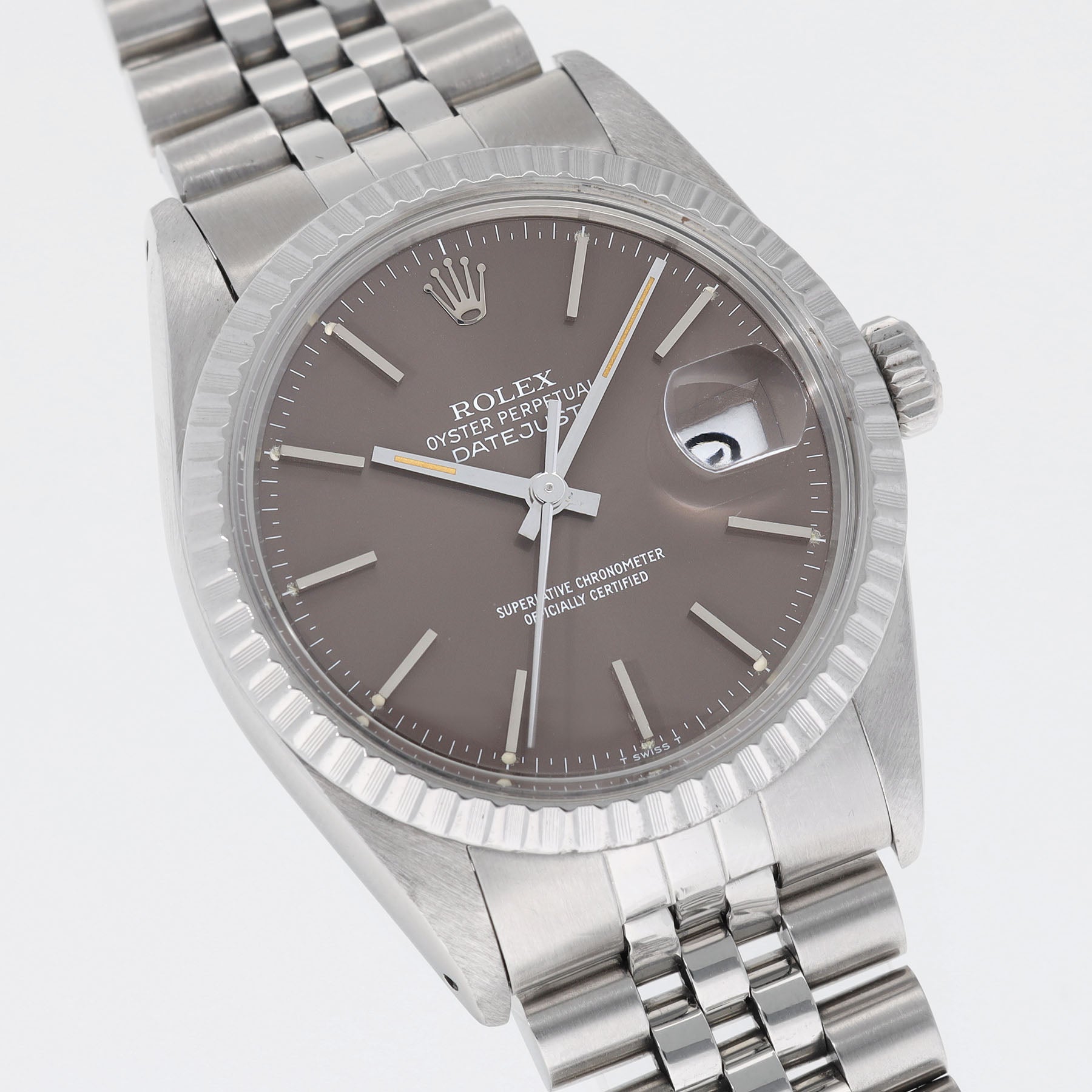 Rolex Datejust 16030 Aubergine Dial