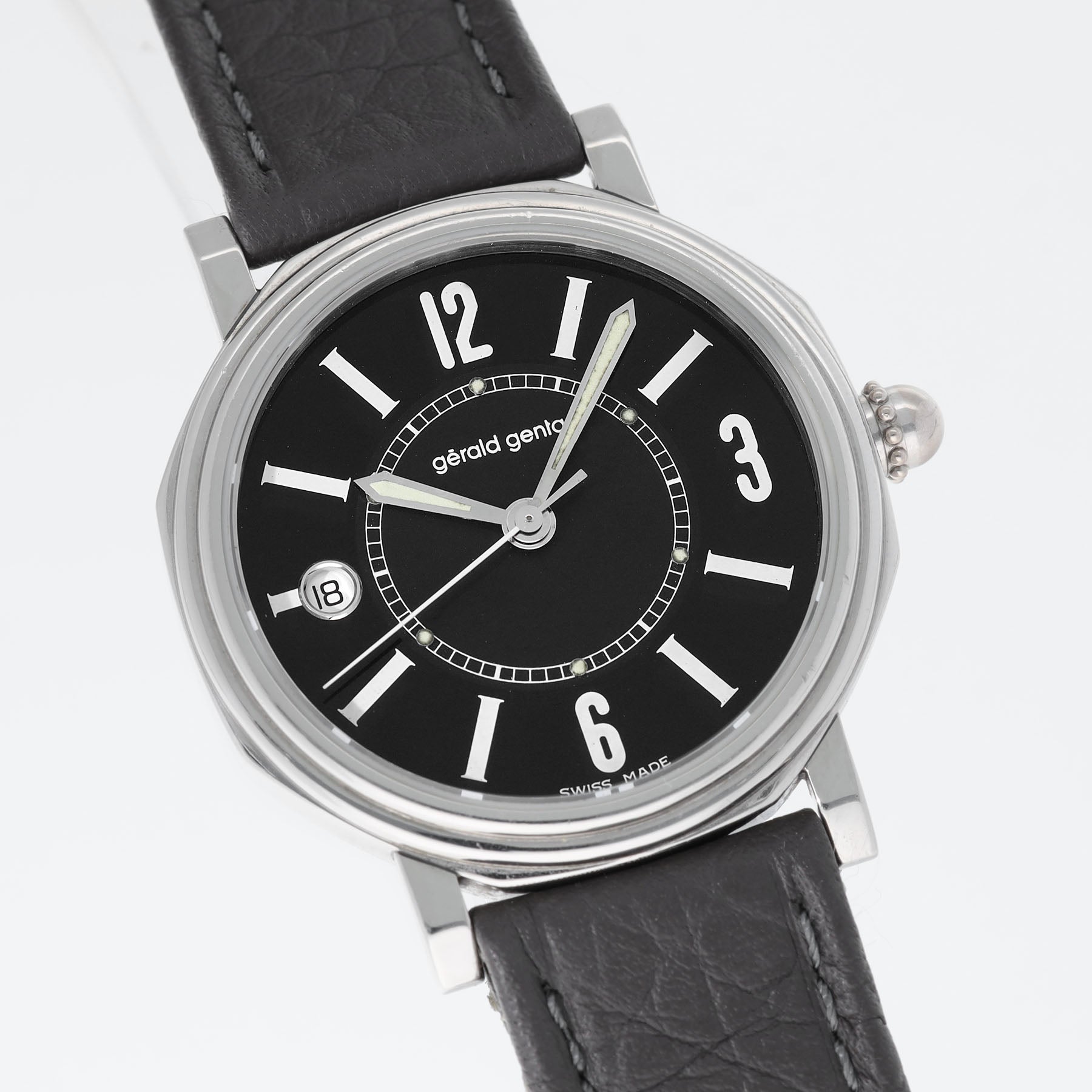 Gerald Genta Octo Black dial ref. g35587