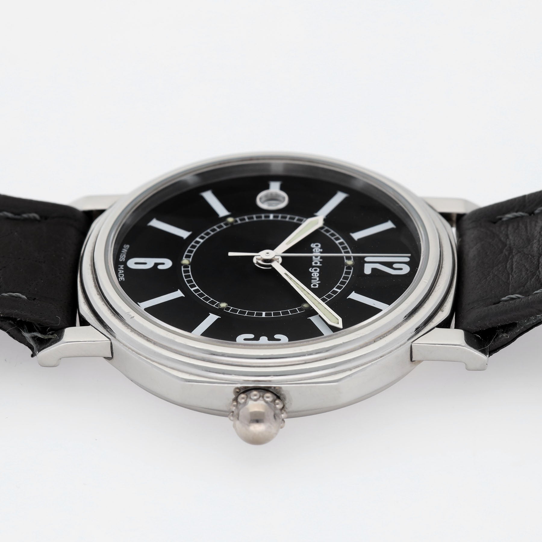 Gerald Genta Octo Black dial ref. g35587