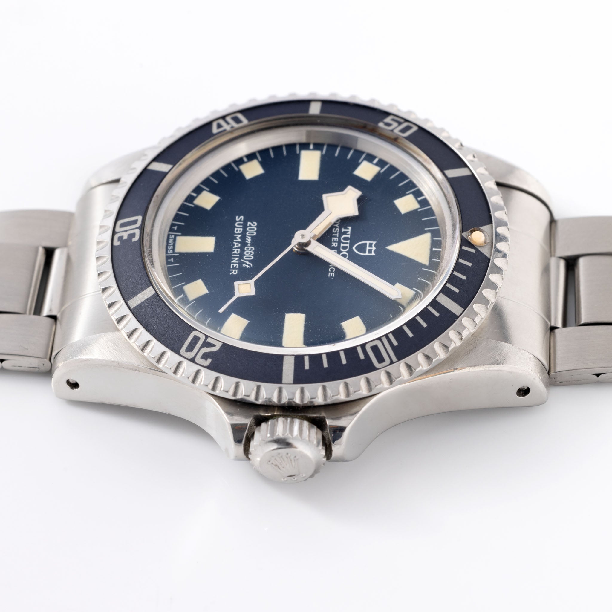 Tudor Submariner Snowflake No Date Blue Dial 9401/0