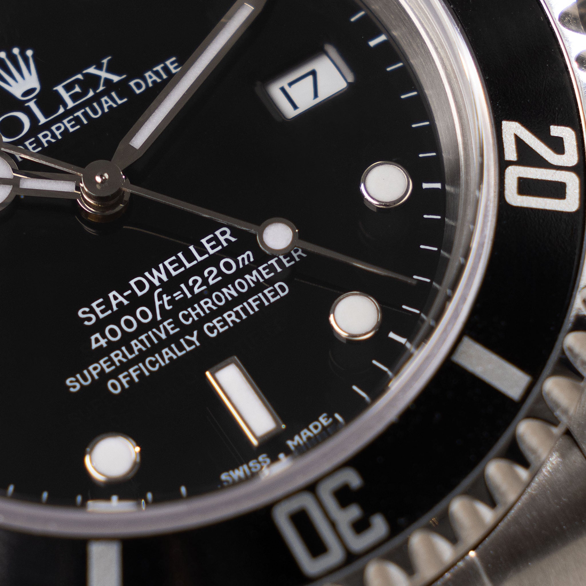 Rolex Seadweller Swiss Made Dial Ref 16600