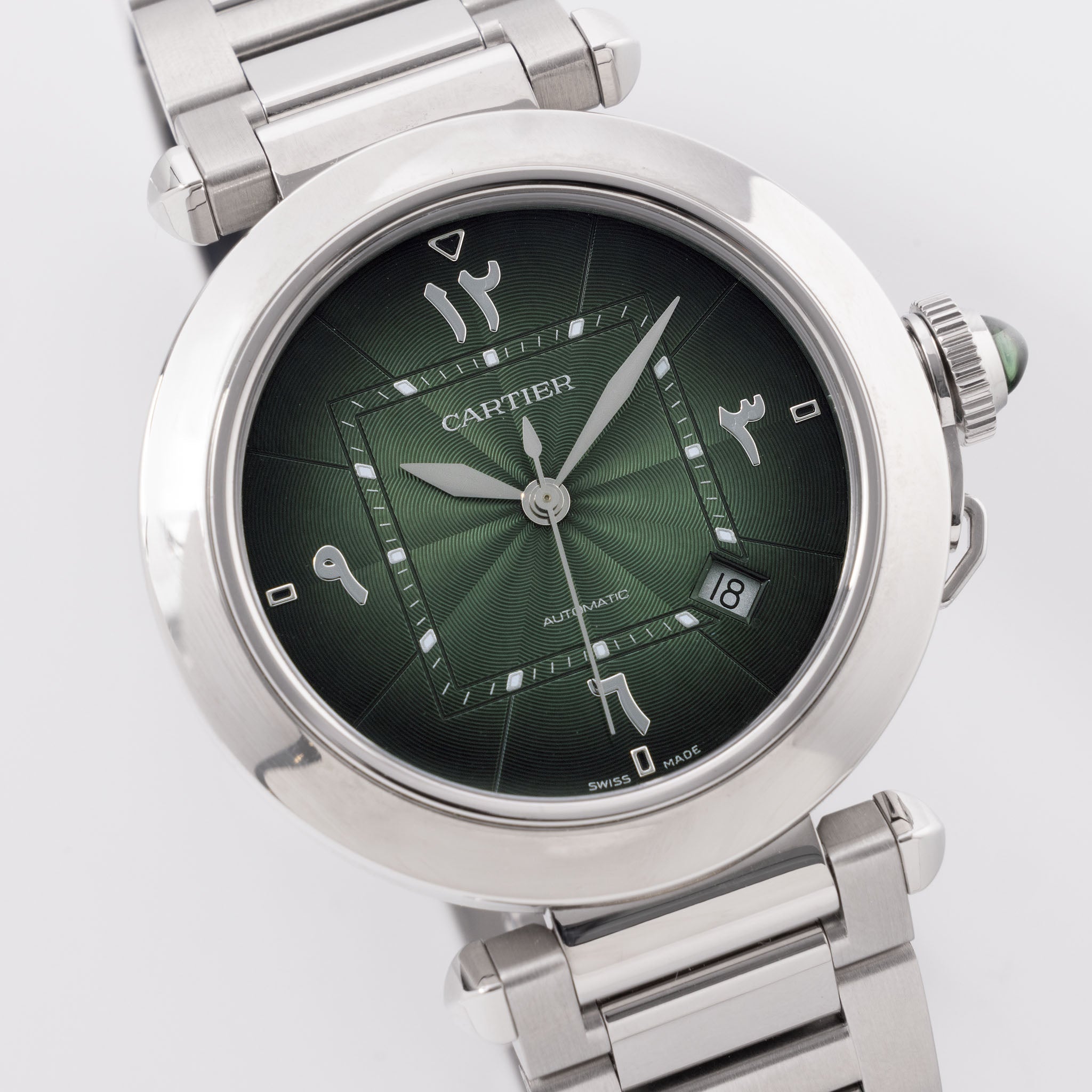 Cartier Pasha Green Middle East limited Edition with Warrantee Card