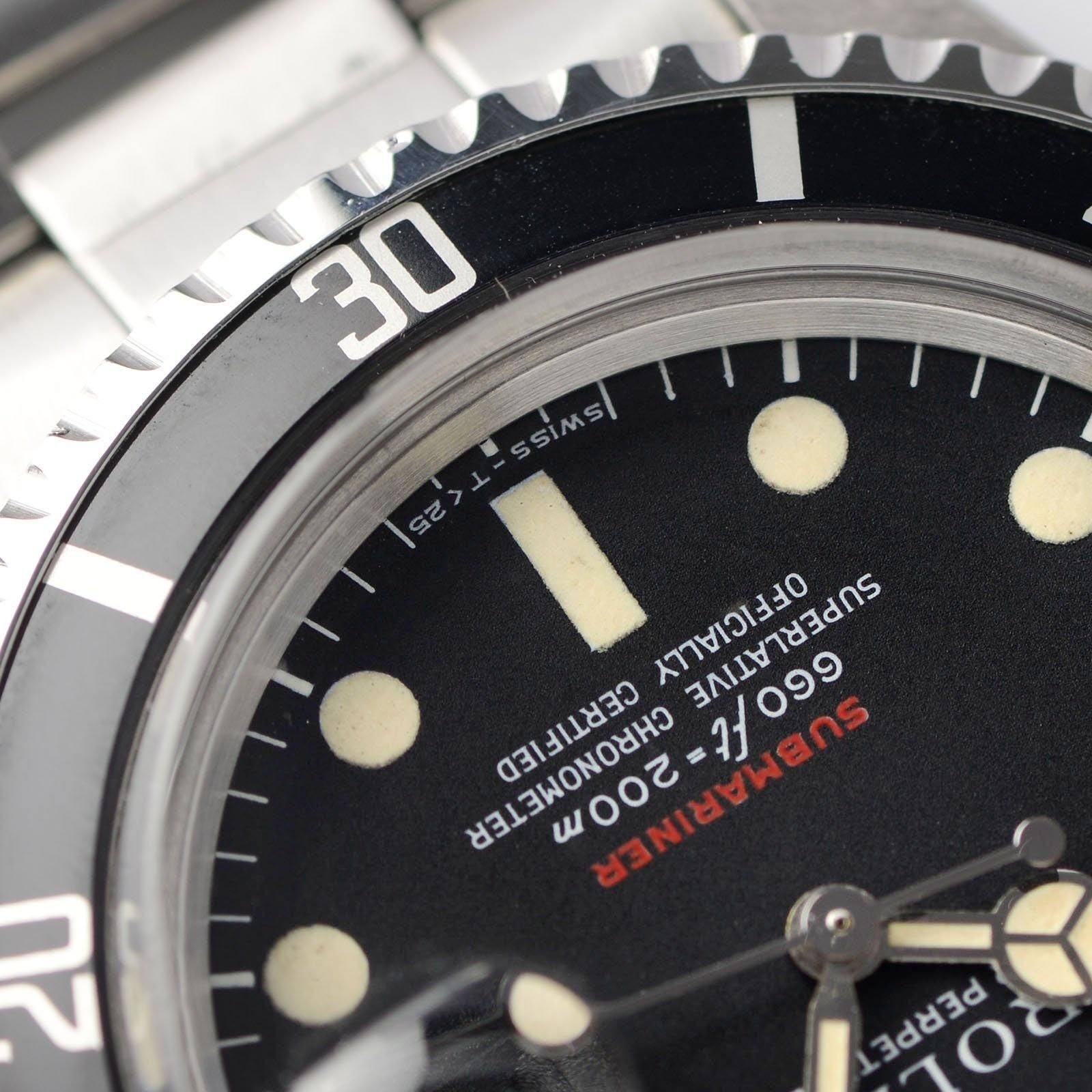 Rolex Red Writing Submariner Date 1680 Mk4