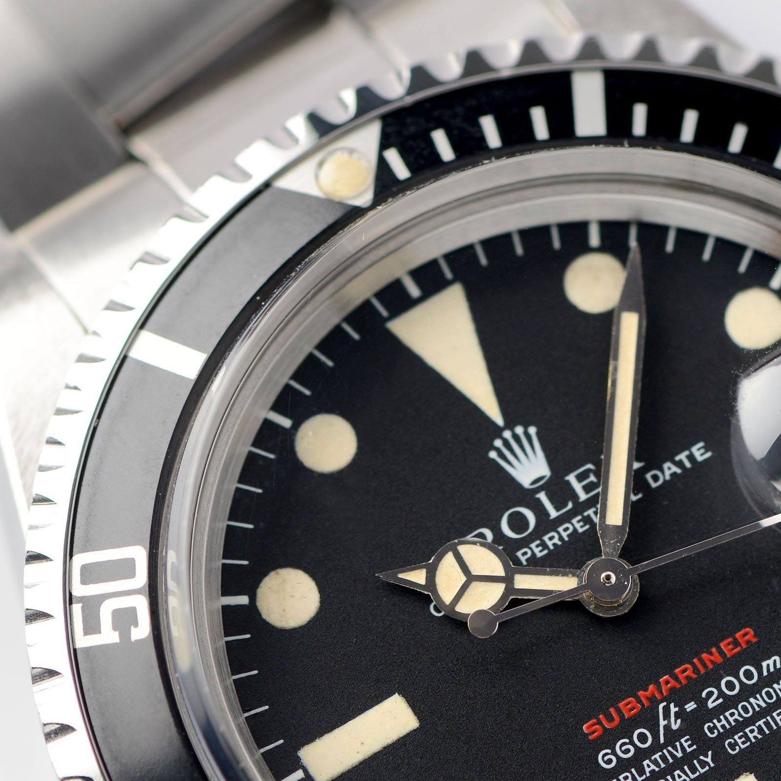Rolex Red Writing Submariner Date 1680 Mk4