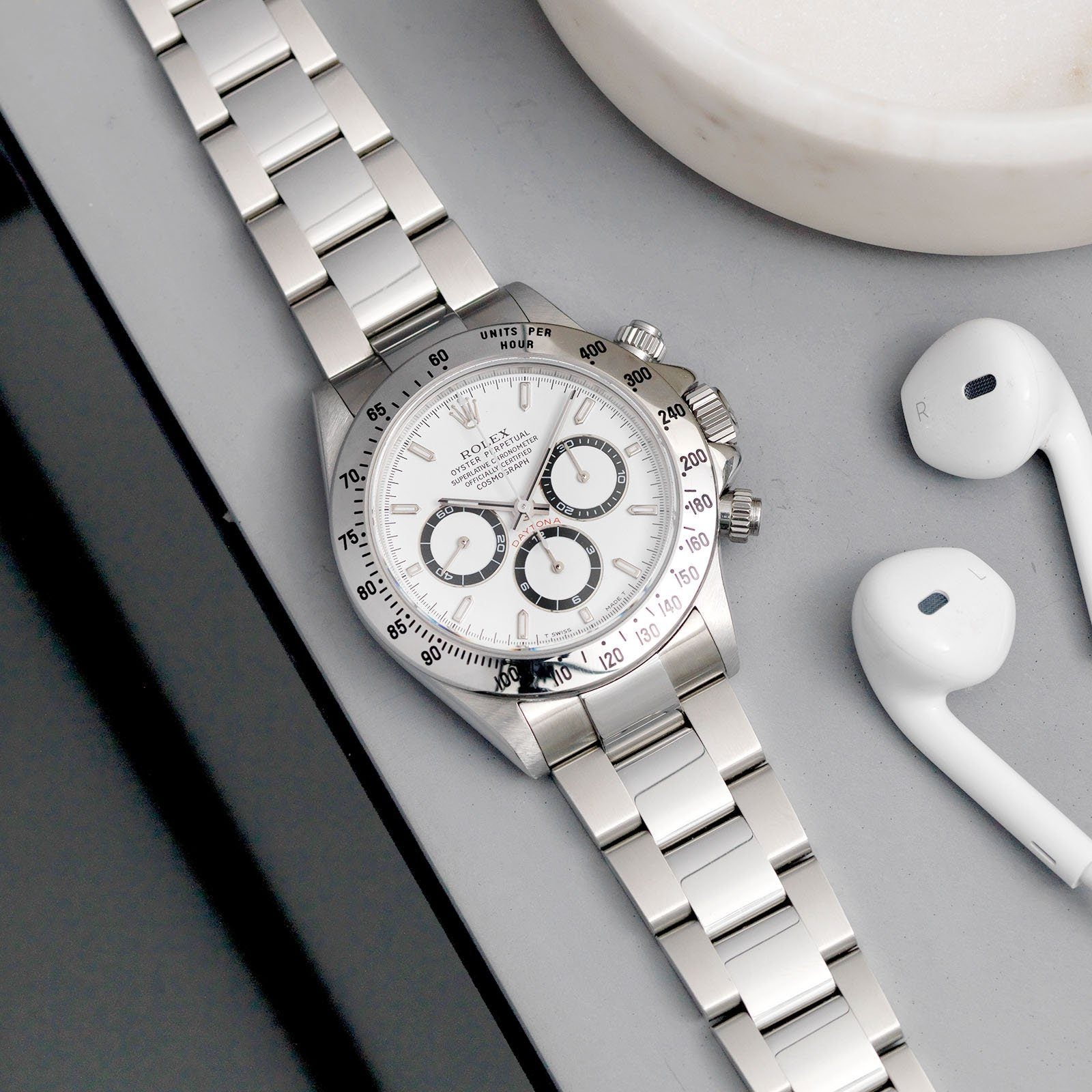 Rolex Daytona Steel 16520 White Dial