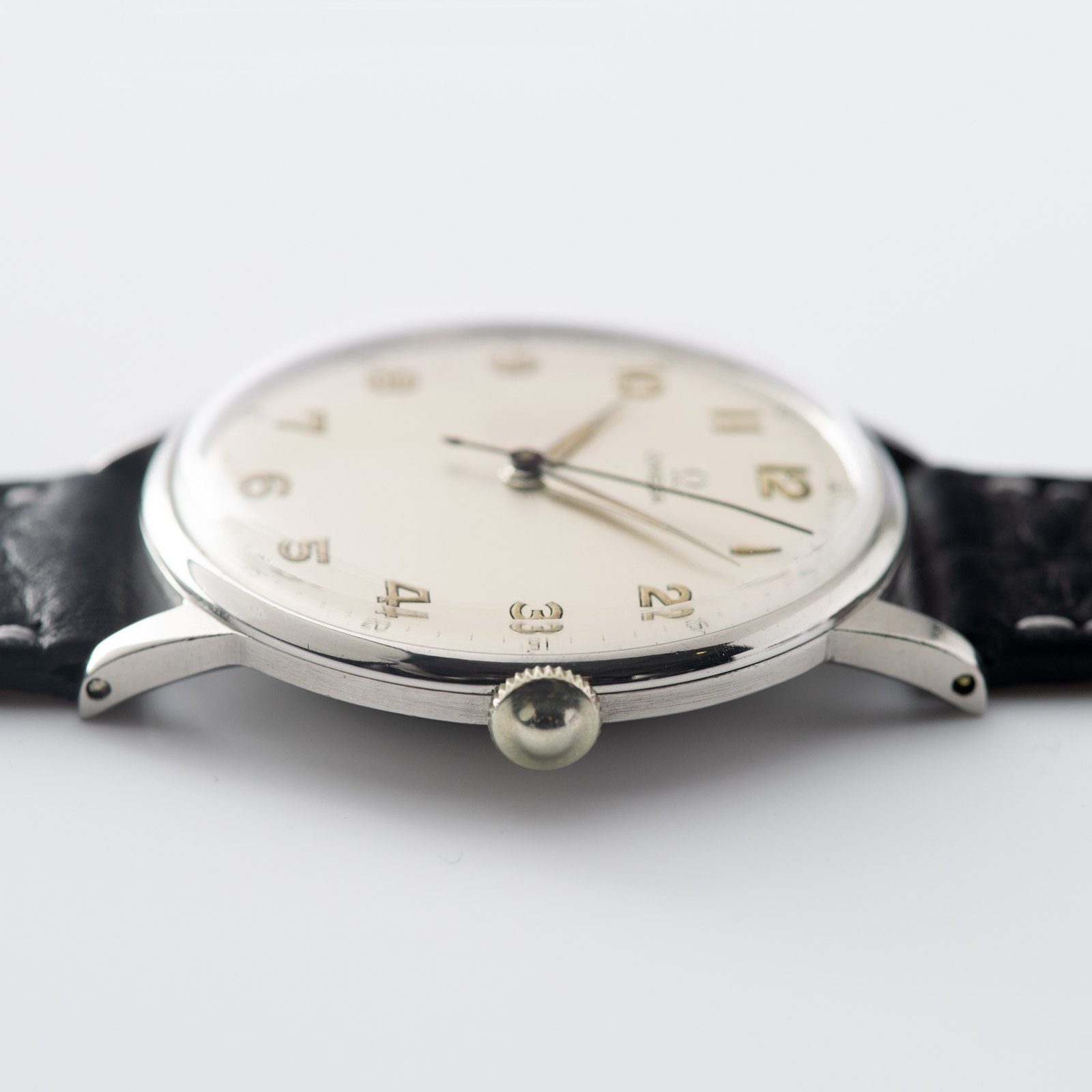 Omega Oversize Steel Dress Watch with Arabic Numerals 2325