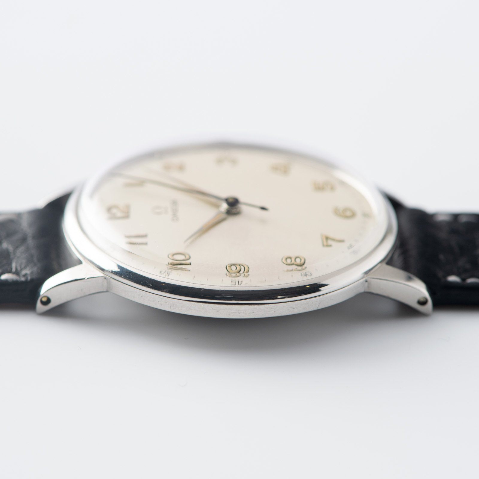 Omega Oversize Steel Dress Watch with Arabic Numerals 2325