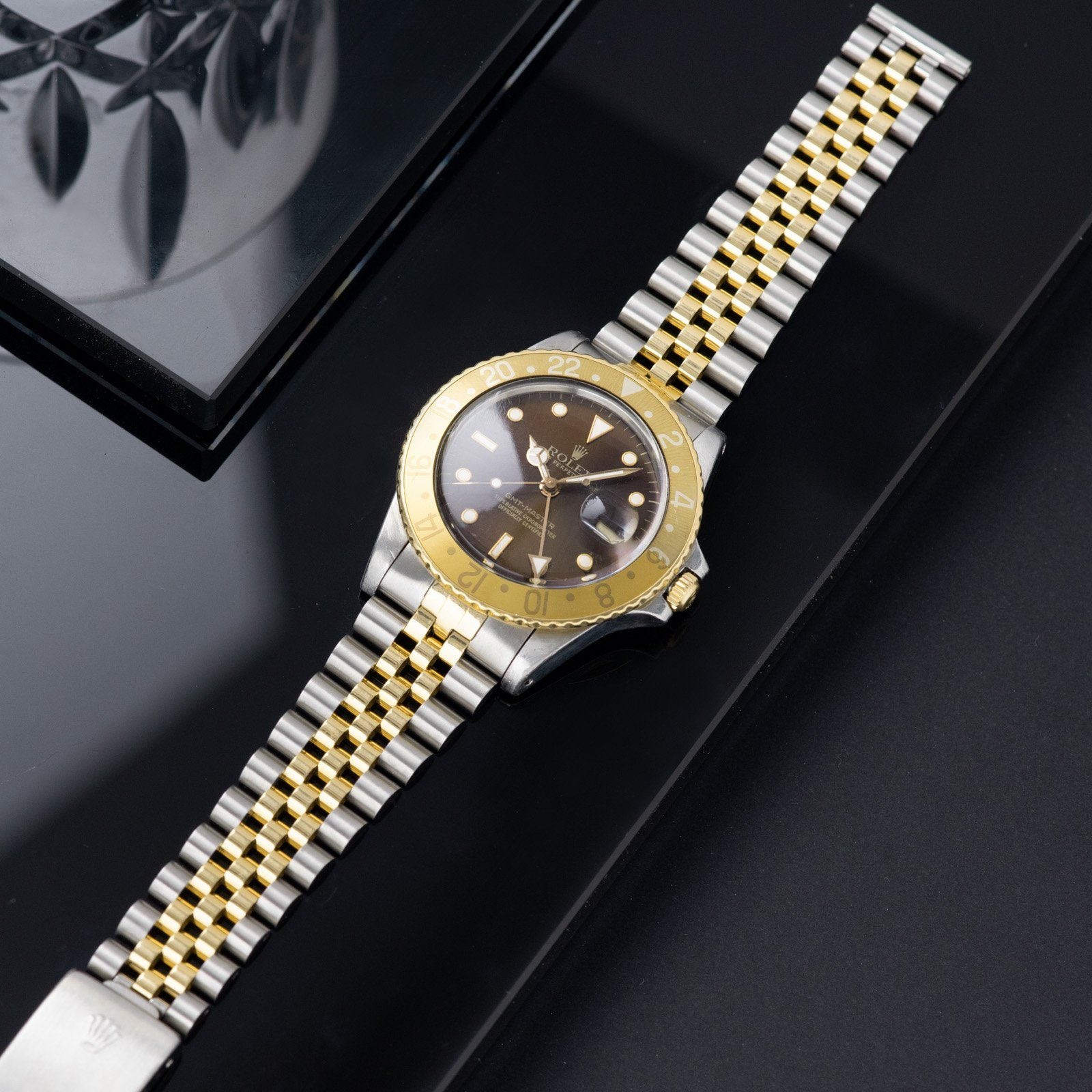Rolex 16753 Brown Dial GMT Master Root Beer