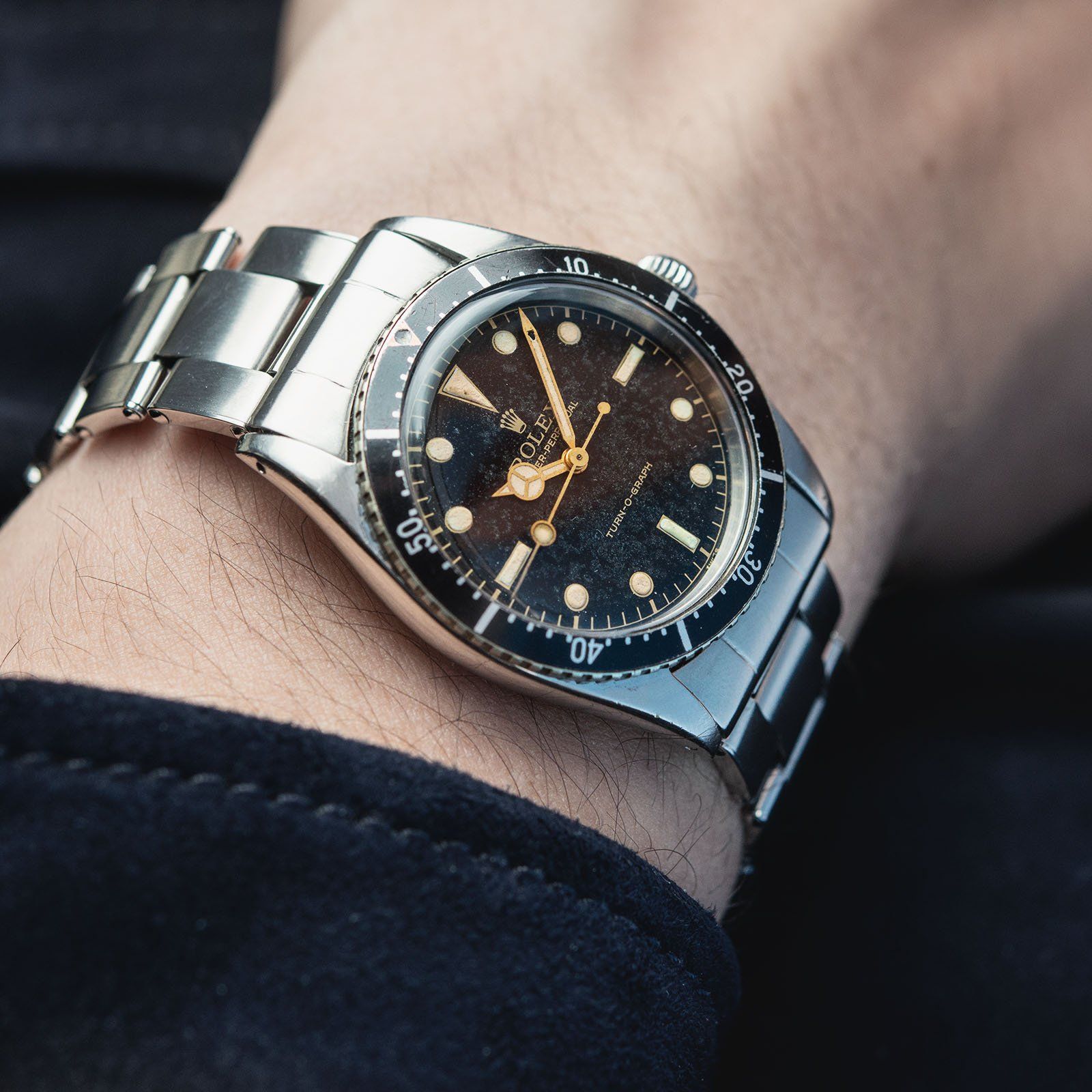 Rolex Turn-O-Graph Gilt Dial 6202