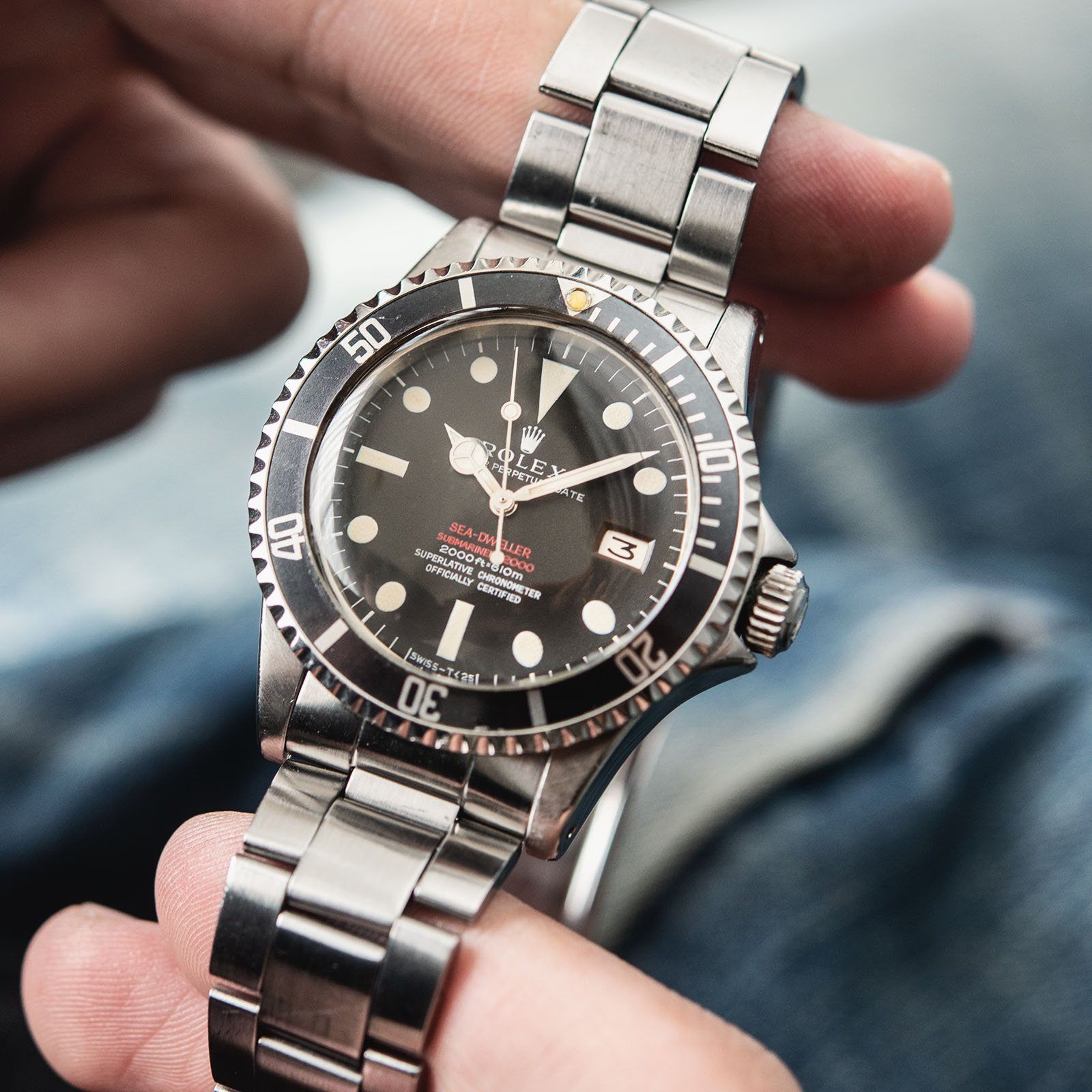 Rolex Double Red Seadweller Mk2 Dial 1665