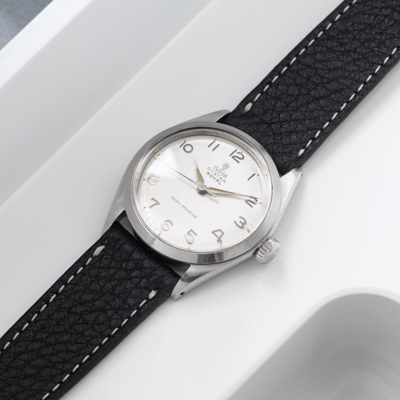 Tudor Oyster Royal Rare Arabic Silver Dial Reference 7934