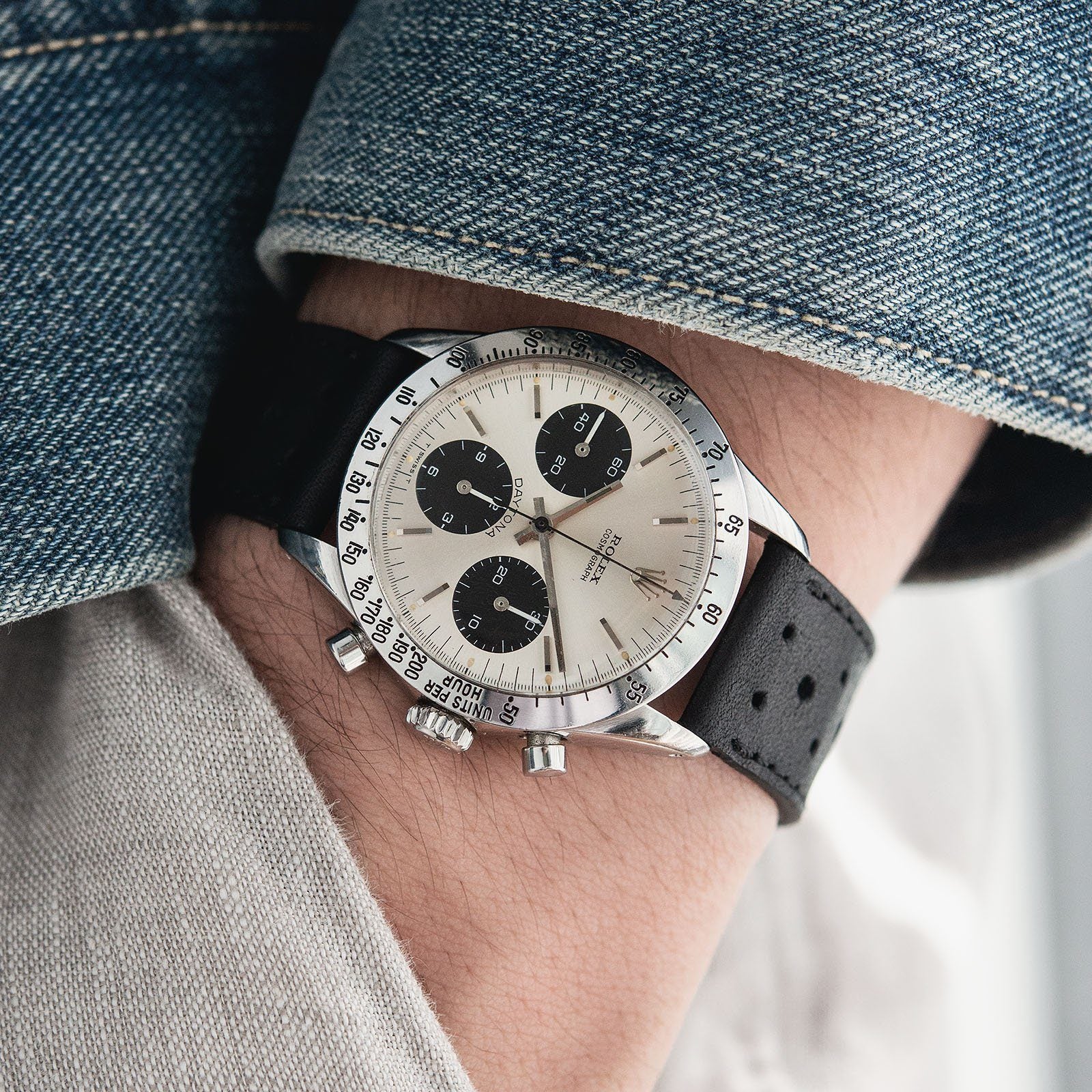 Rolex Vintage Daytona 6239 Silver T SWISS T Dial